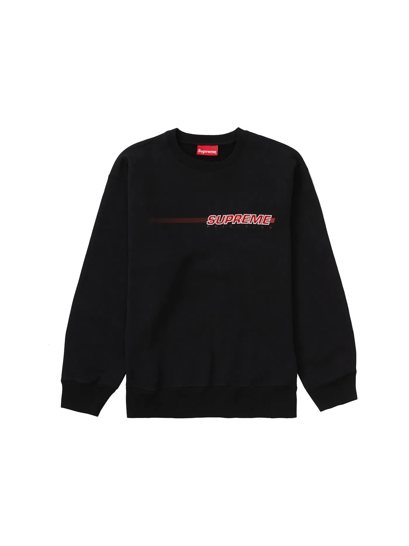 Мужской свитшот с круглым вырезом Supreme Crewneck — изображение 1 из 1, черный