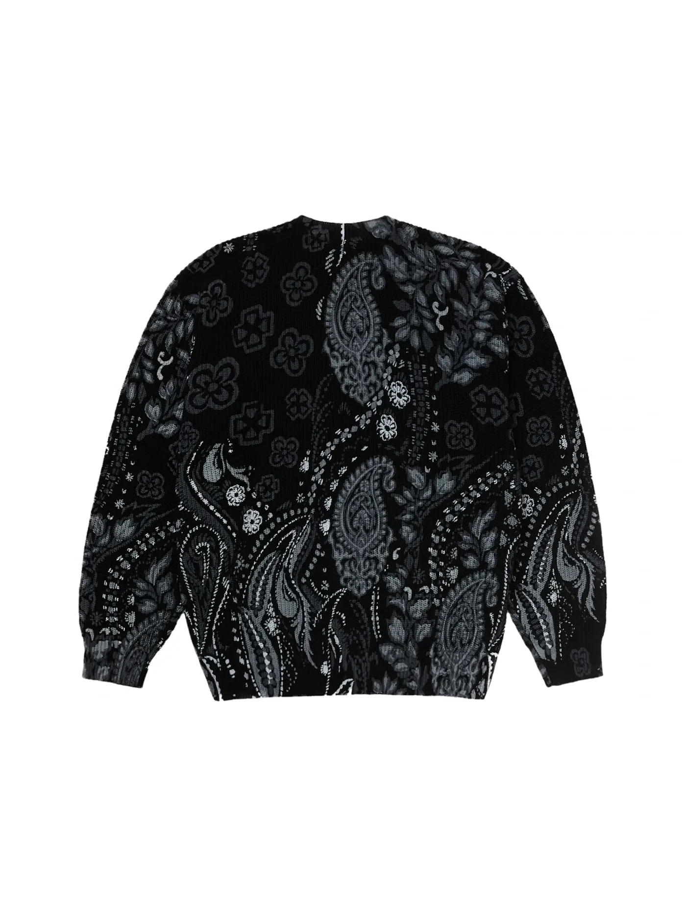 Мужской свитшот с принтом Paisley Supreme — изображение 2 из 2, черный