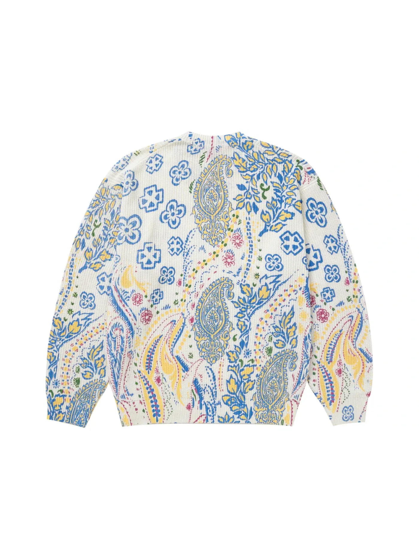 Мужской свитер с принтом Paisley Supreme — изображение 2 из 2, белый