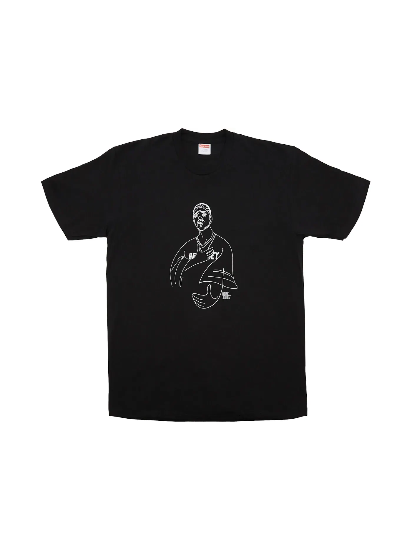 Футболка с принтом Tee Supreme — изображение 1 из 1, черный