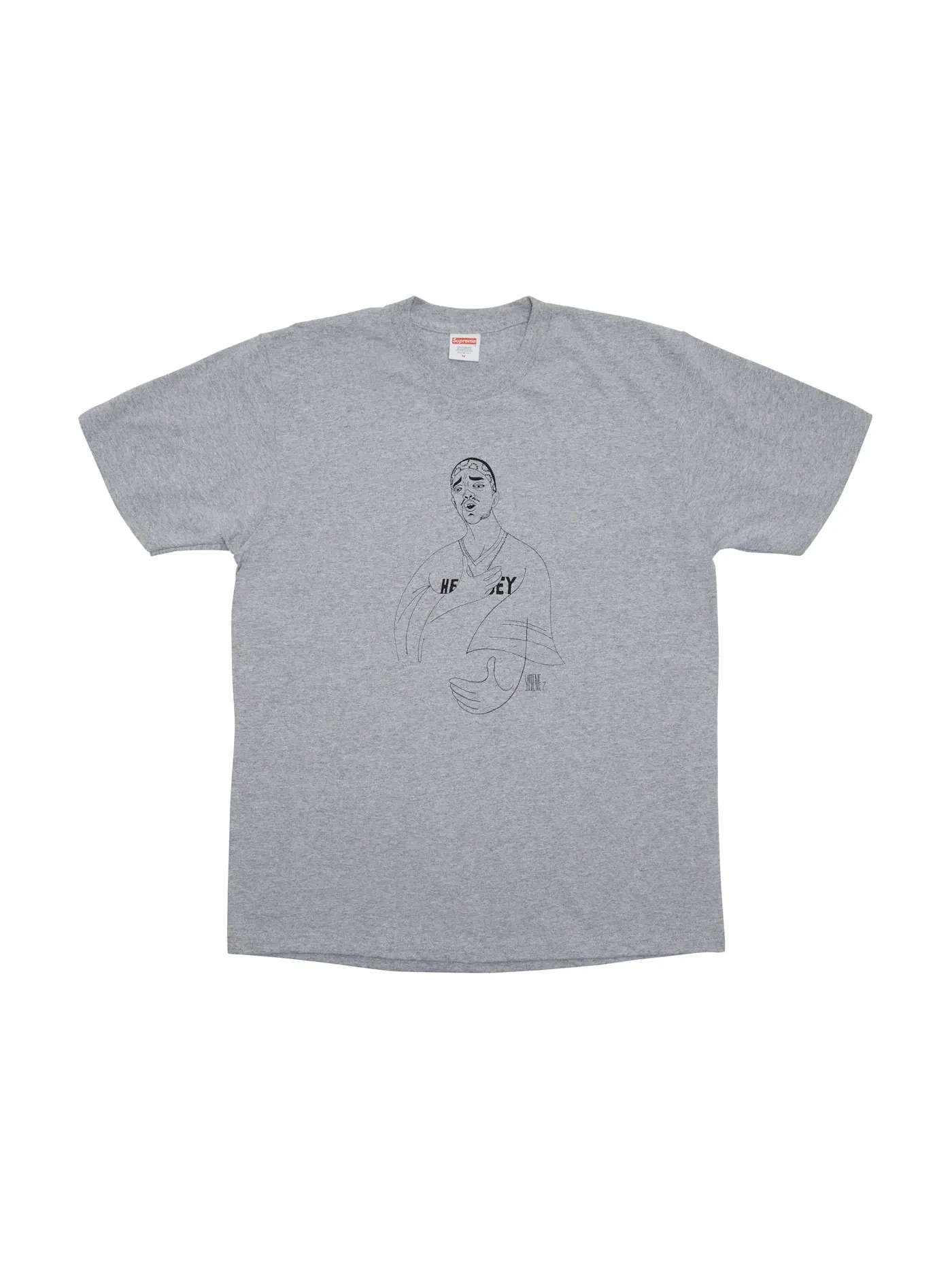Футболка с принтом Supreme Prodigy Tee — изображение 1 из 1, серый