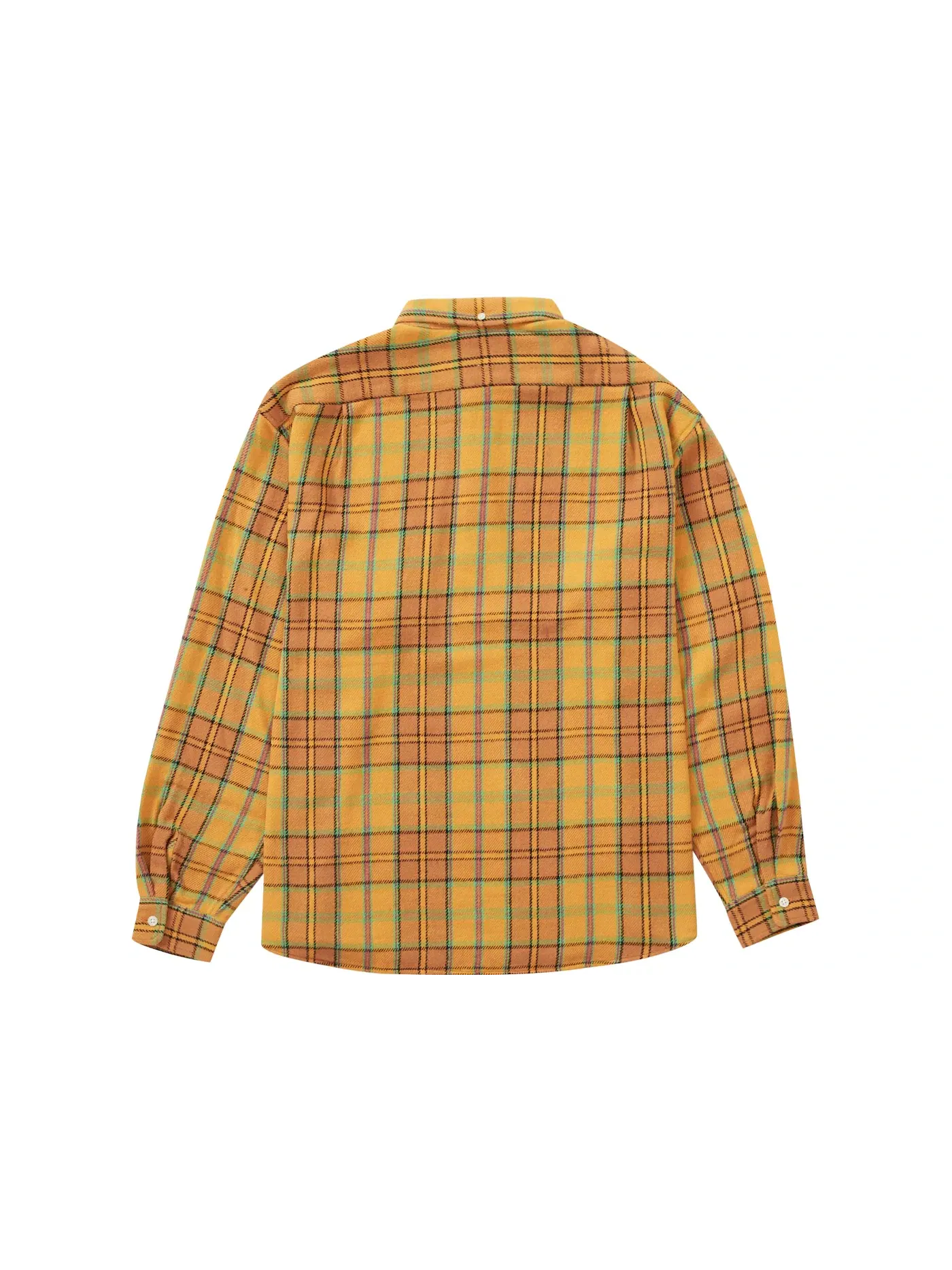 Мужская фланелевая рубашка с принтом в клетку Supreme Shirt — изображение 2 из 2, золото