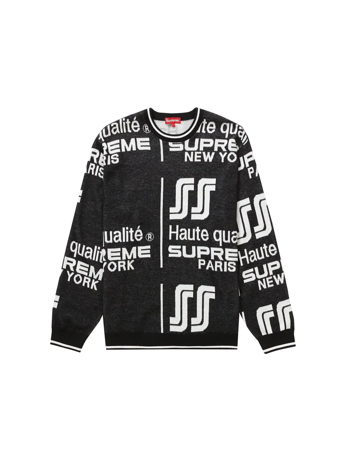 Мужской свитер с длинным рукавом Supreme Sweater — изображение 1 из 1, черный