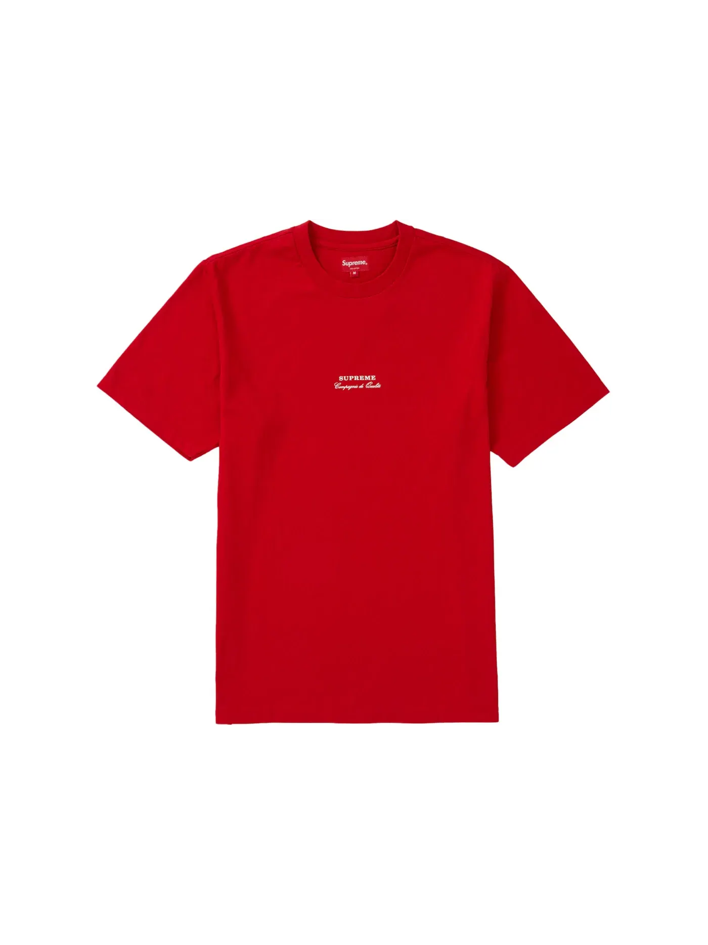 Мужская футболка с принтом Supreme Tee — изображение 1 из 1, красный