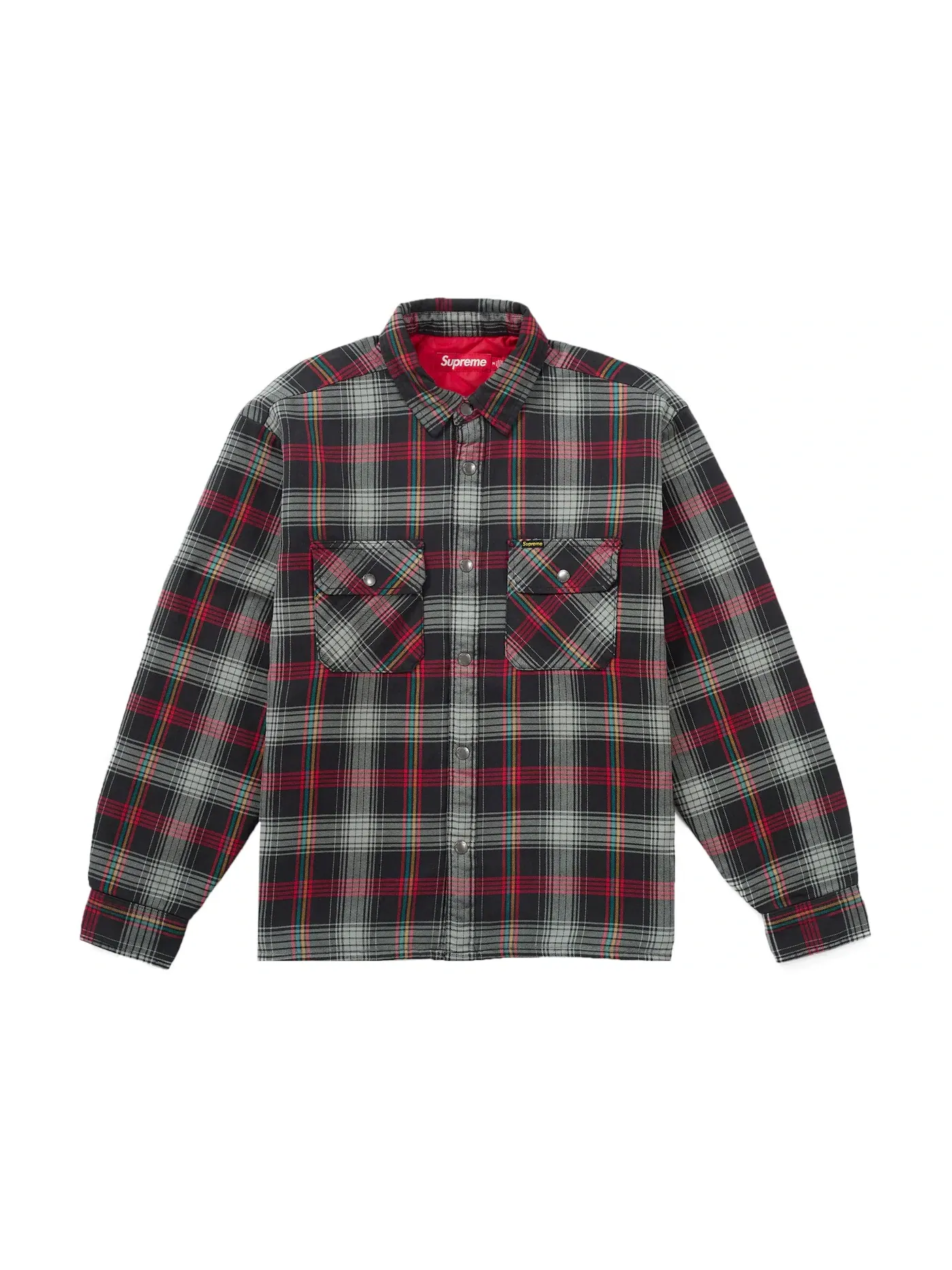 Мужская фланелевая рубашка с утеплителем Supreme Shirt — изображение 1 из 2, черный