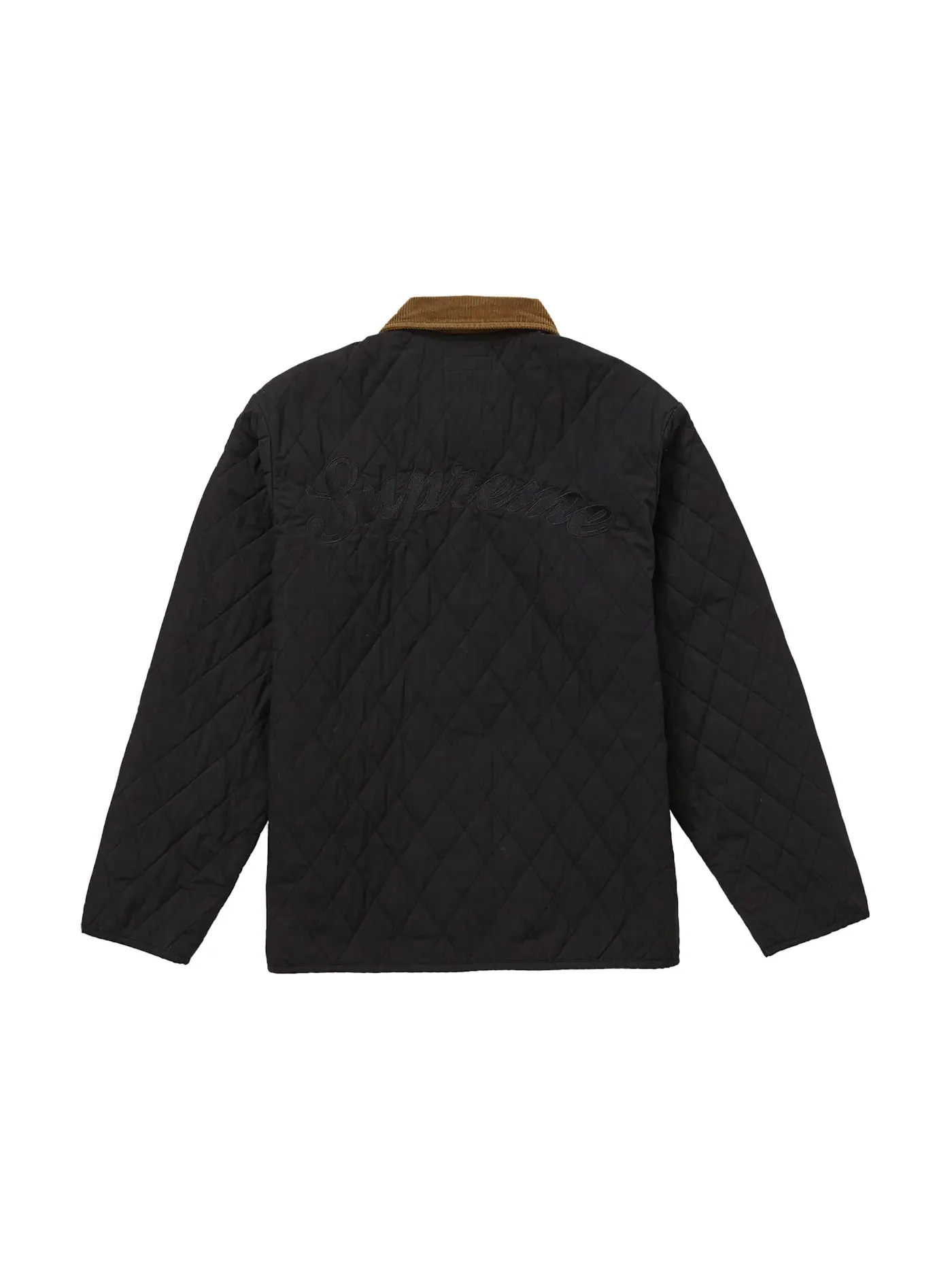 Мужская куртка с принтом Supreme Quilted Paisley Jacket — изображение 3 из 3, черный