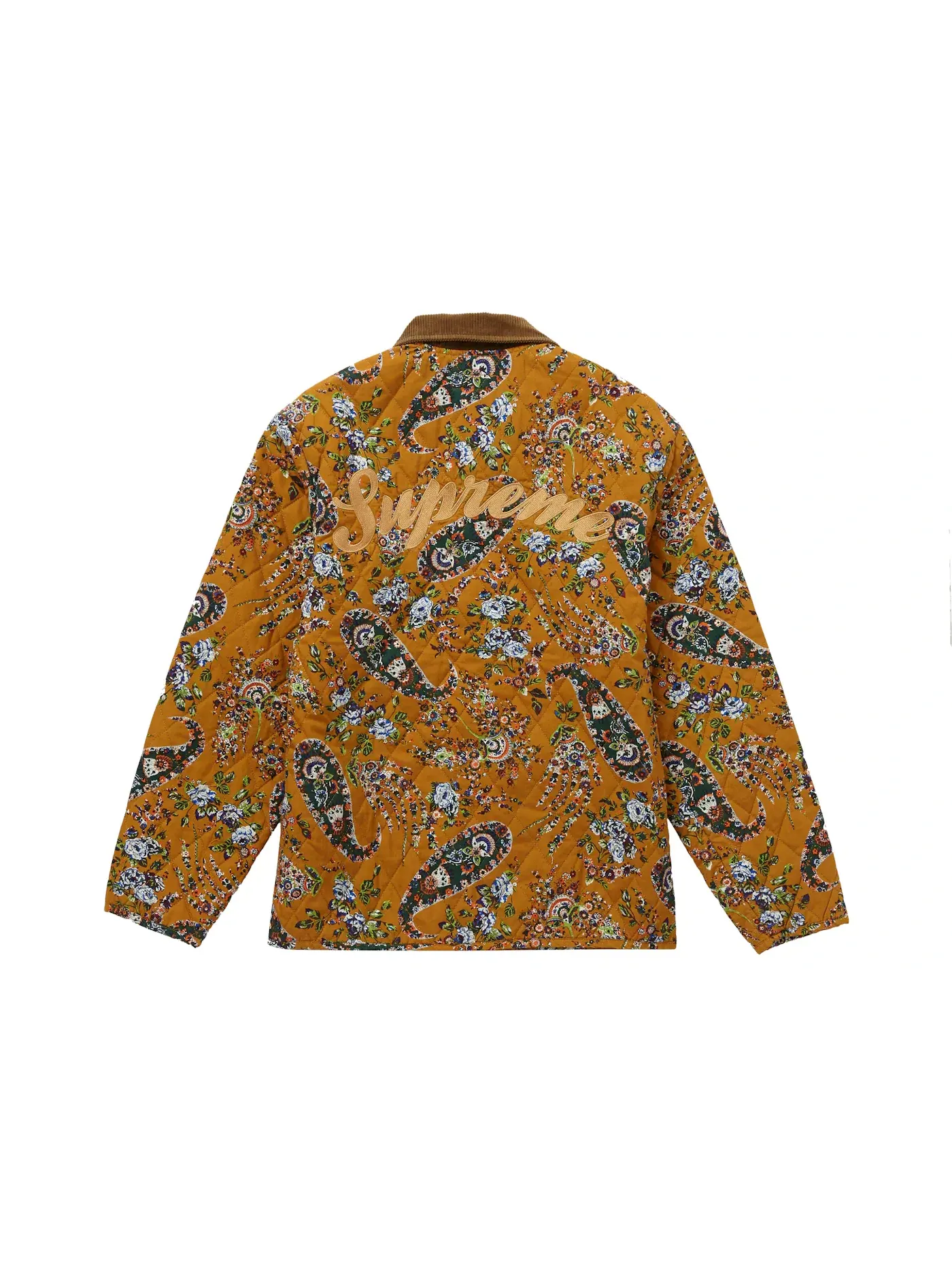 Мужская куртка с принтом Supreme Jacket, Mustard Paisley — изображение 3 из 3