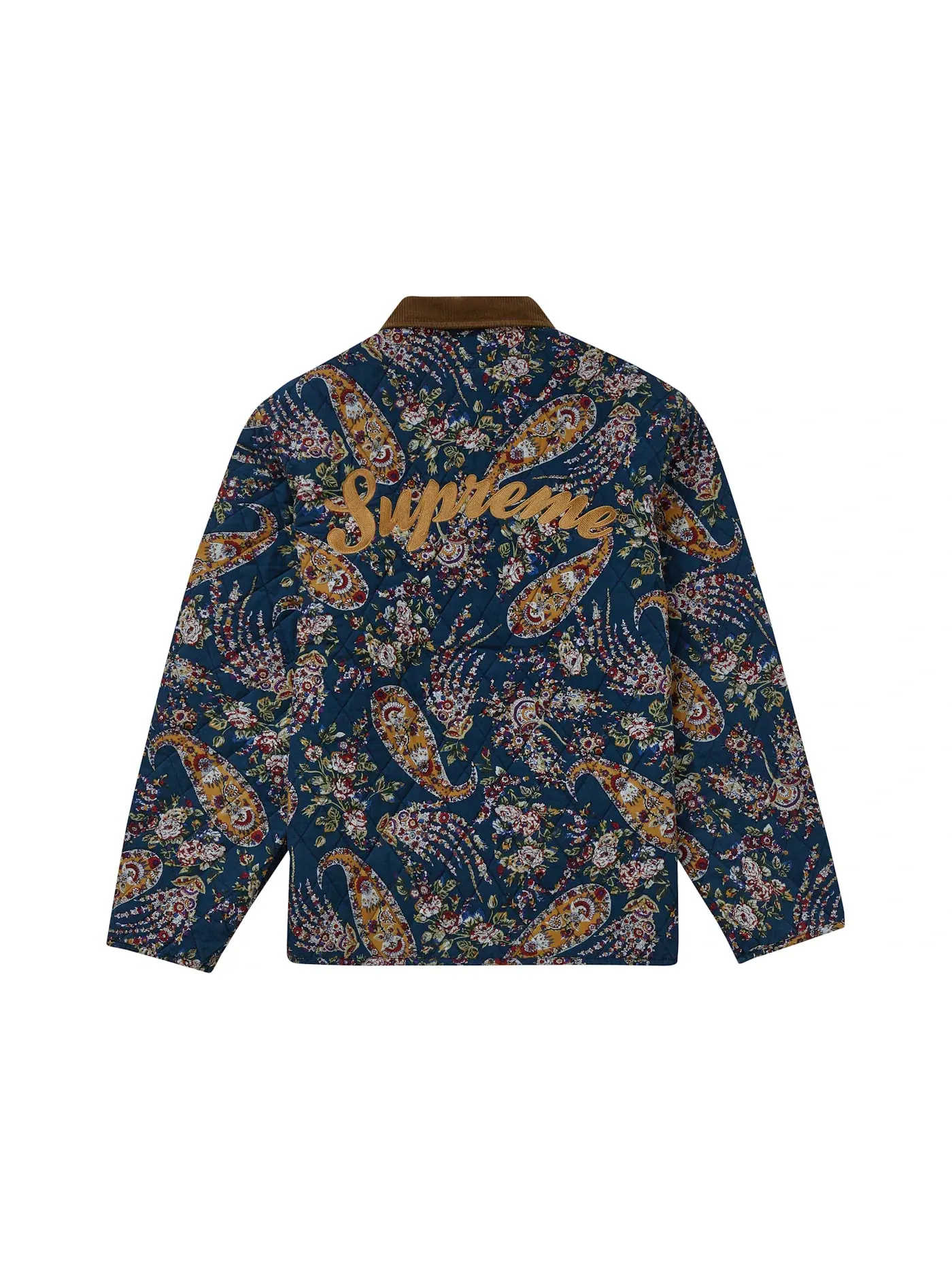 Мужская куртка с принтом Supreme — изображение 3 из 3, темно-синий