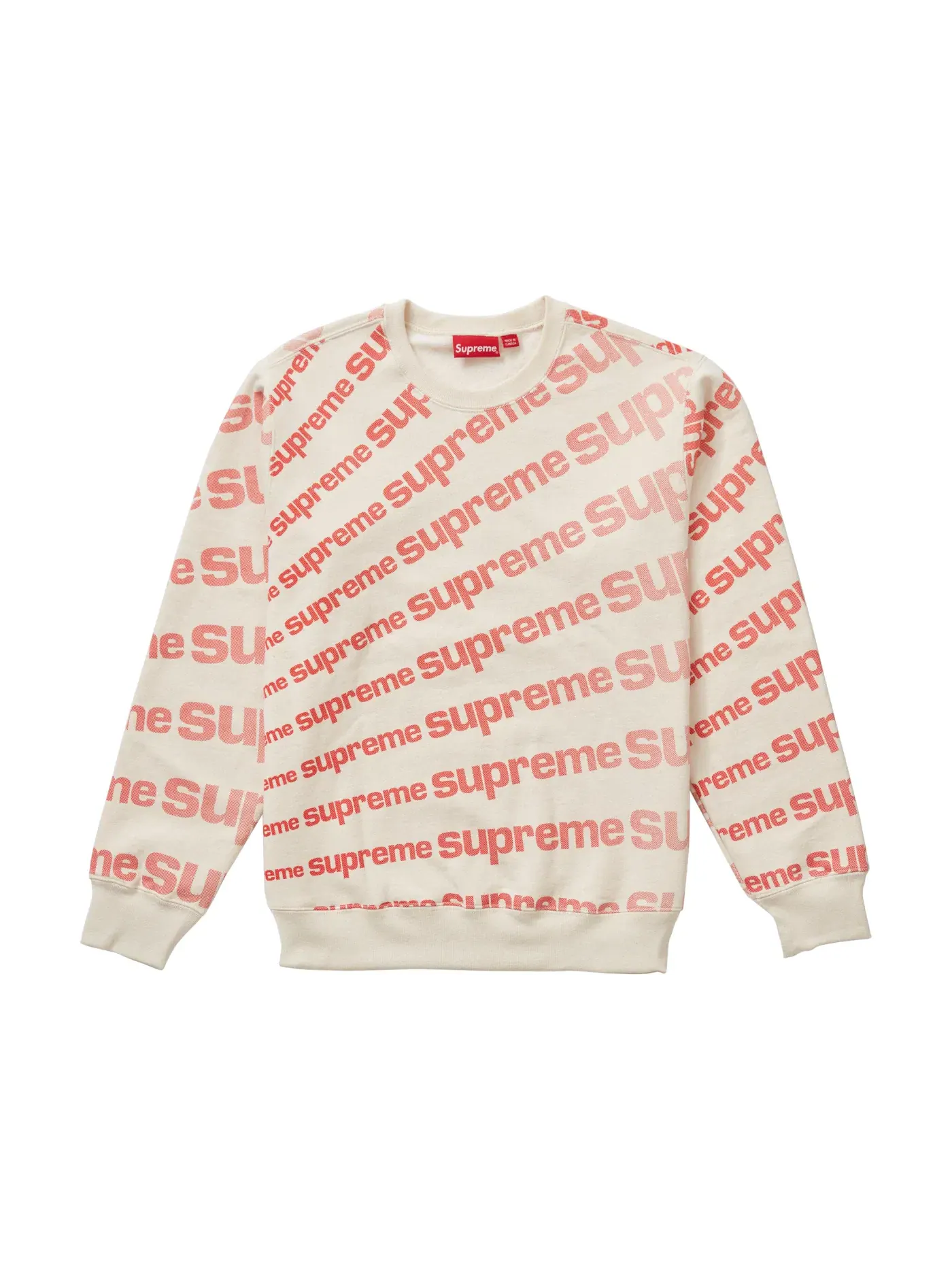 Мужской свитшот Supreme Crewneck — изображение 1 из 1, прозрачный