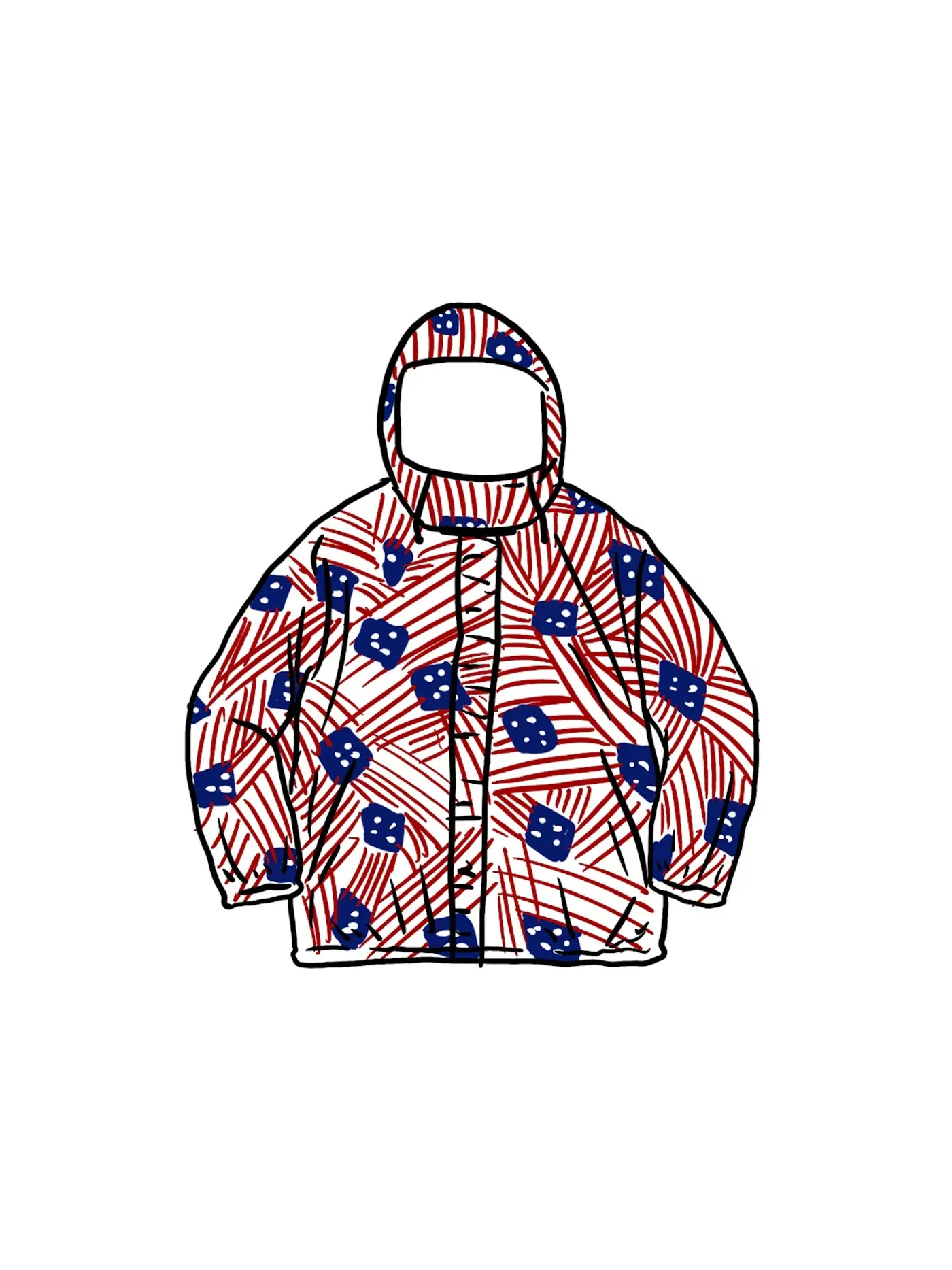 Мужская куртка-реглан Supreme Flags Jacket, Flags — изображение 1 из 1