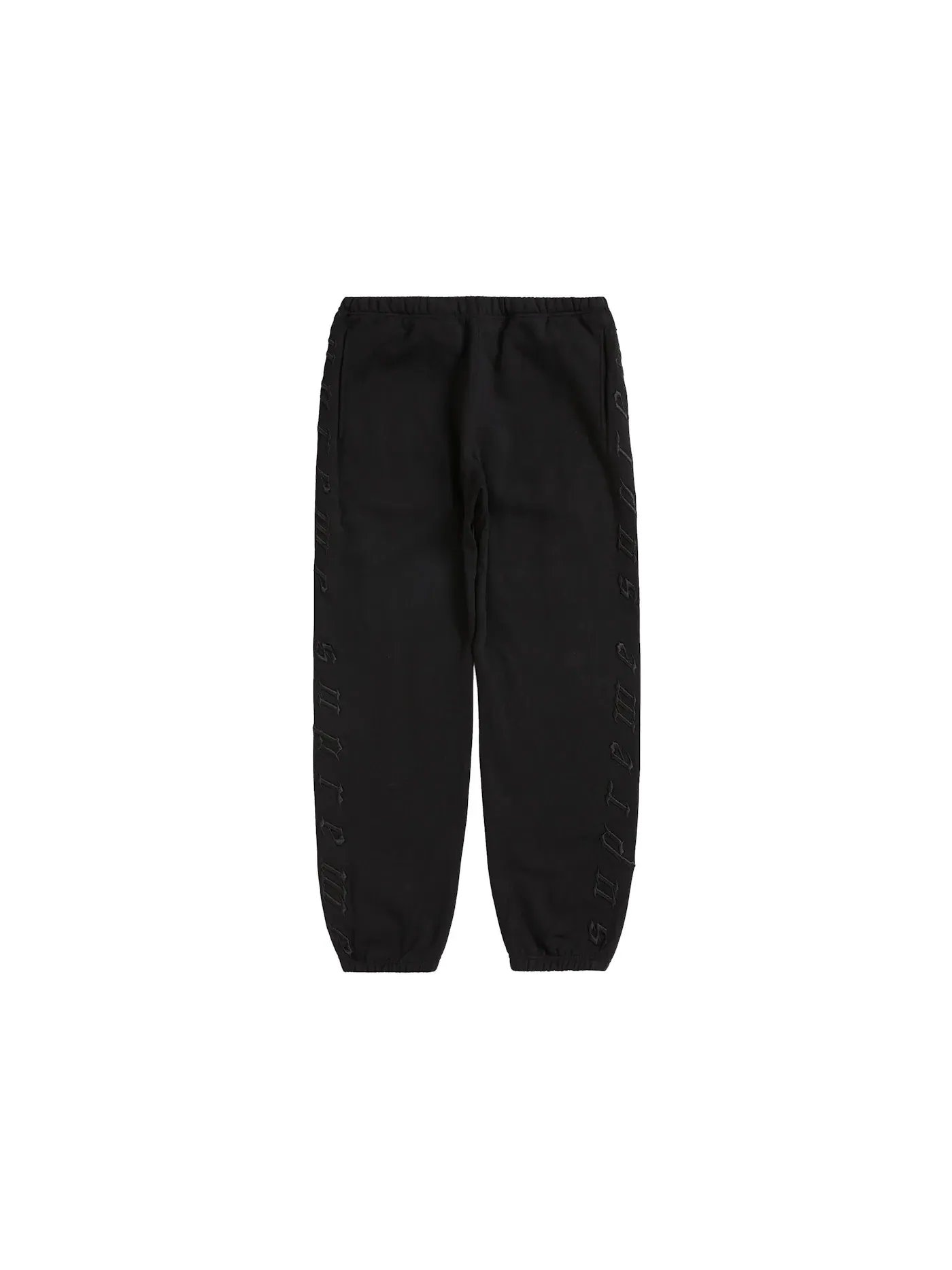 Мужские спортивные штаны с вышивкой Supreme Sweatpant — изображение 1 из 2, черный