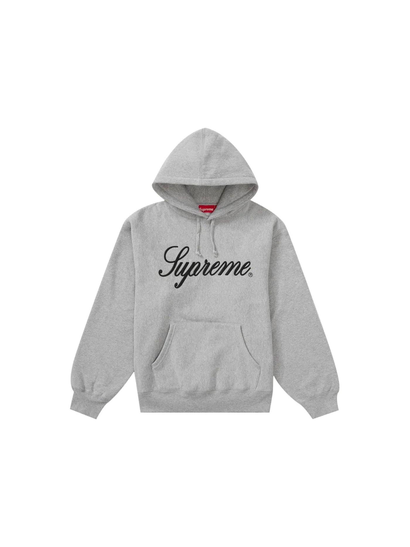 Мужская худи с принтом Sweatshirt Supreme — изображение 1 из 1, серый