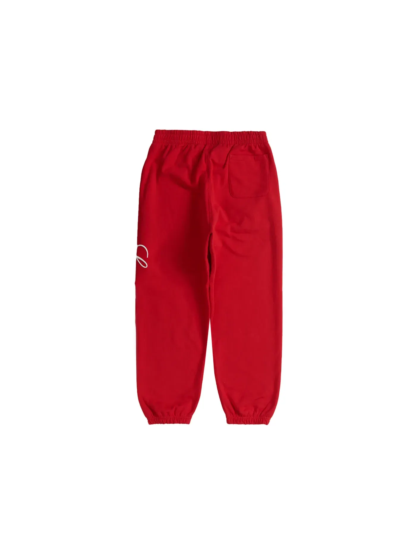 Мужские спортивные штаны с принтом Supreme Sweatpant Red — изображение 2 из 2