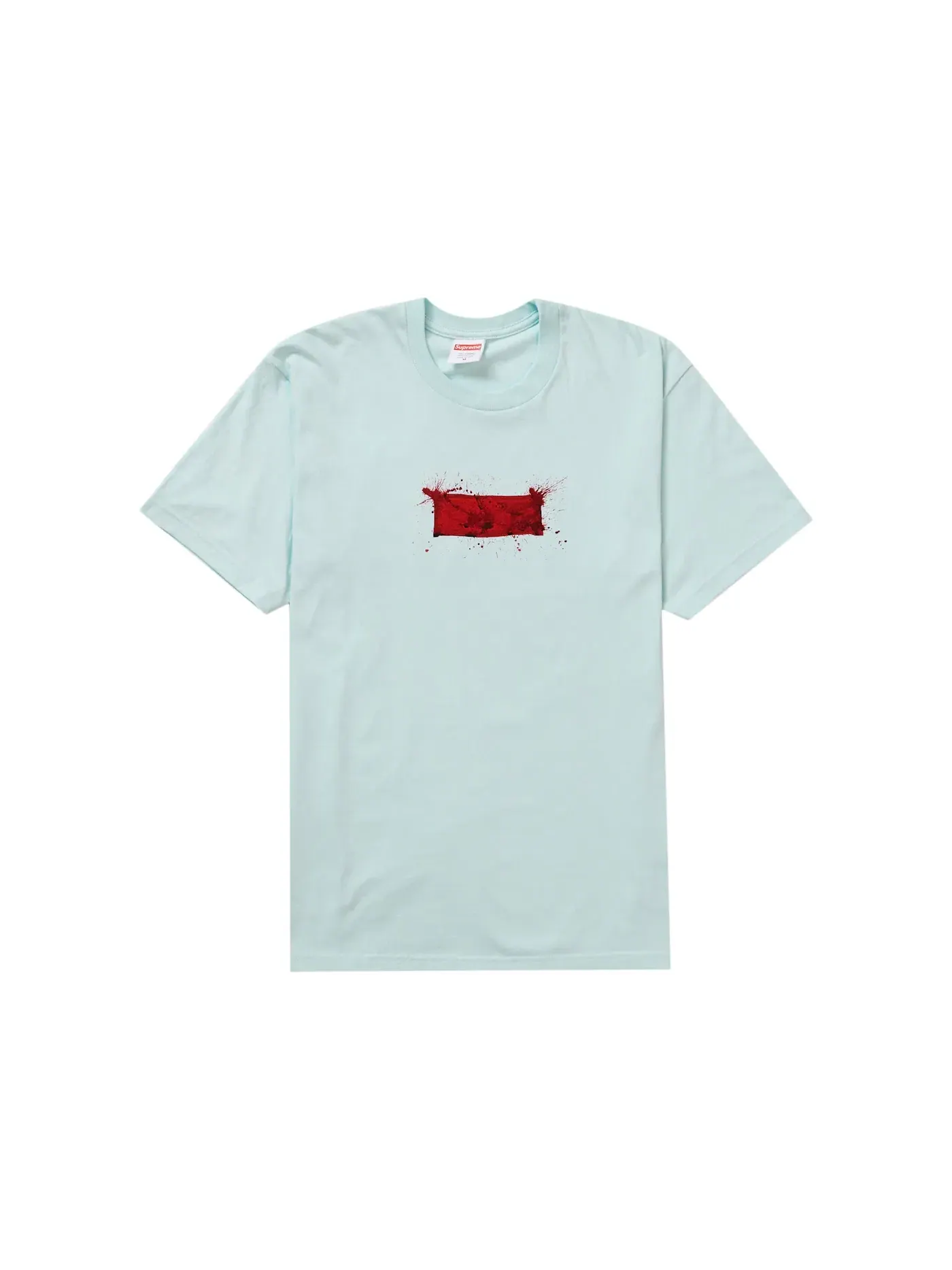 Мужская футболка с принтом Supreme Ralph Steadman Box Logo Tee — изображение 1 из 2, бледный синий