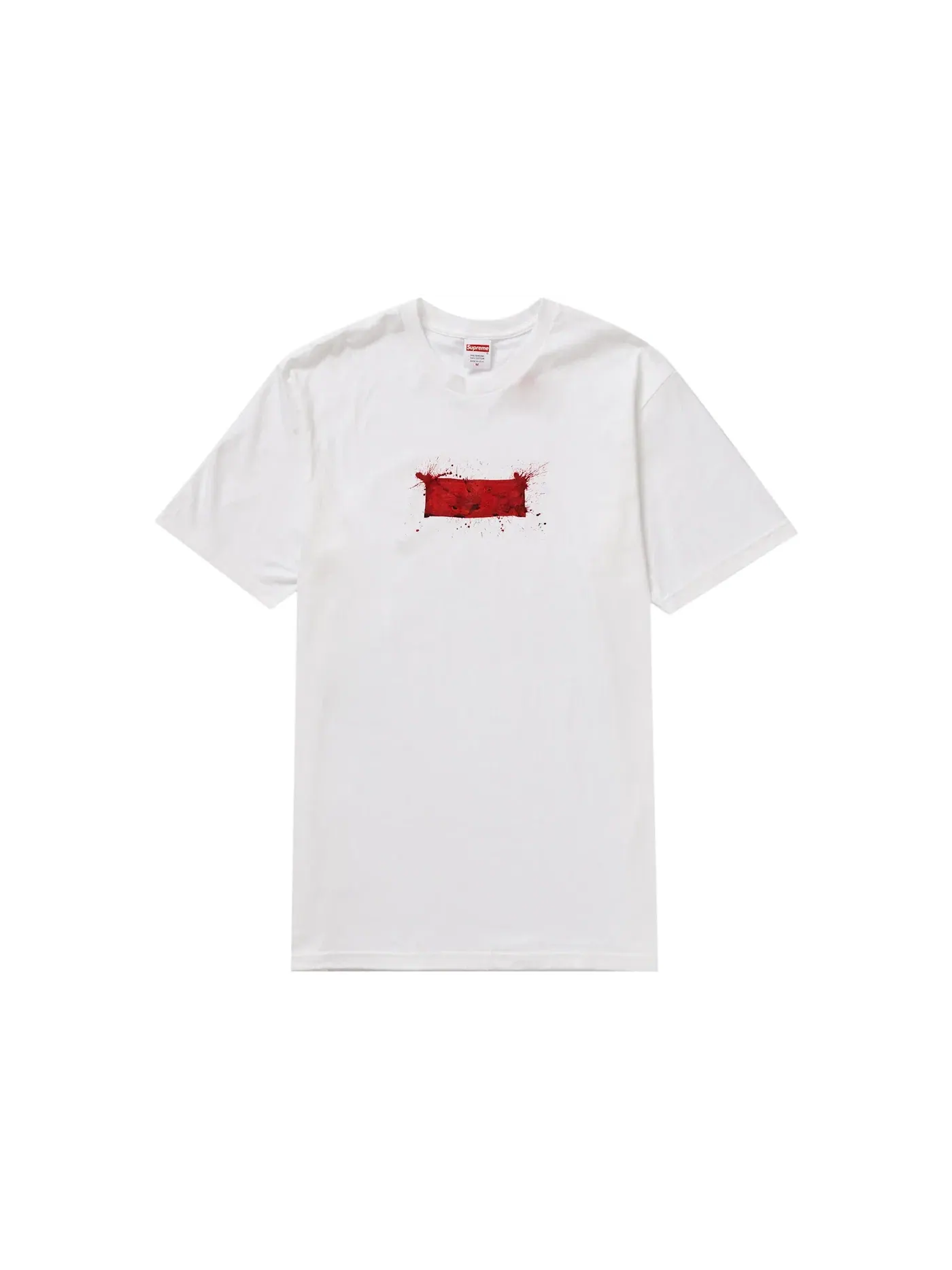 Мужская футболка с принтом Supreme Tee — изображение 1 из 2, белый
