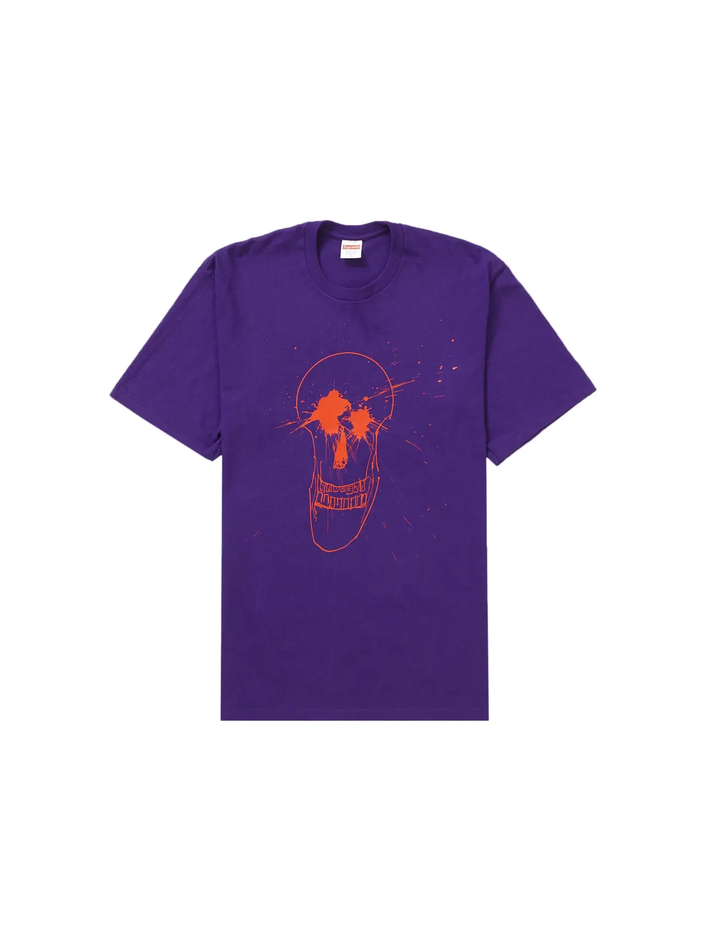 Мужская футболка с принтом Supreme Ralph Steadman Skull Tee — изображение 1 из 2, фиолетовый