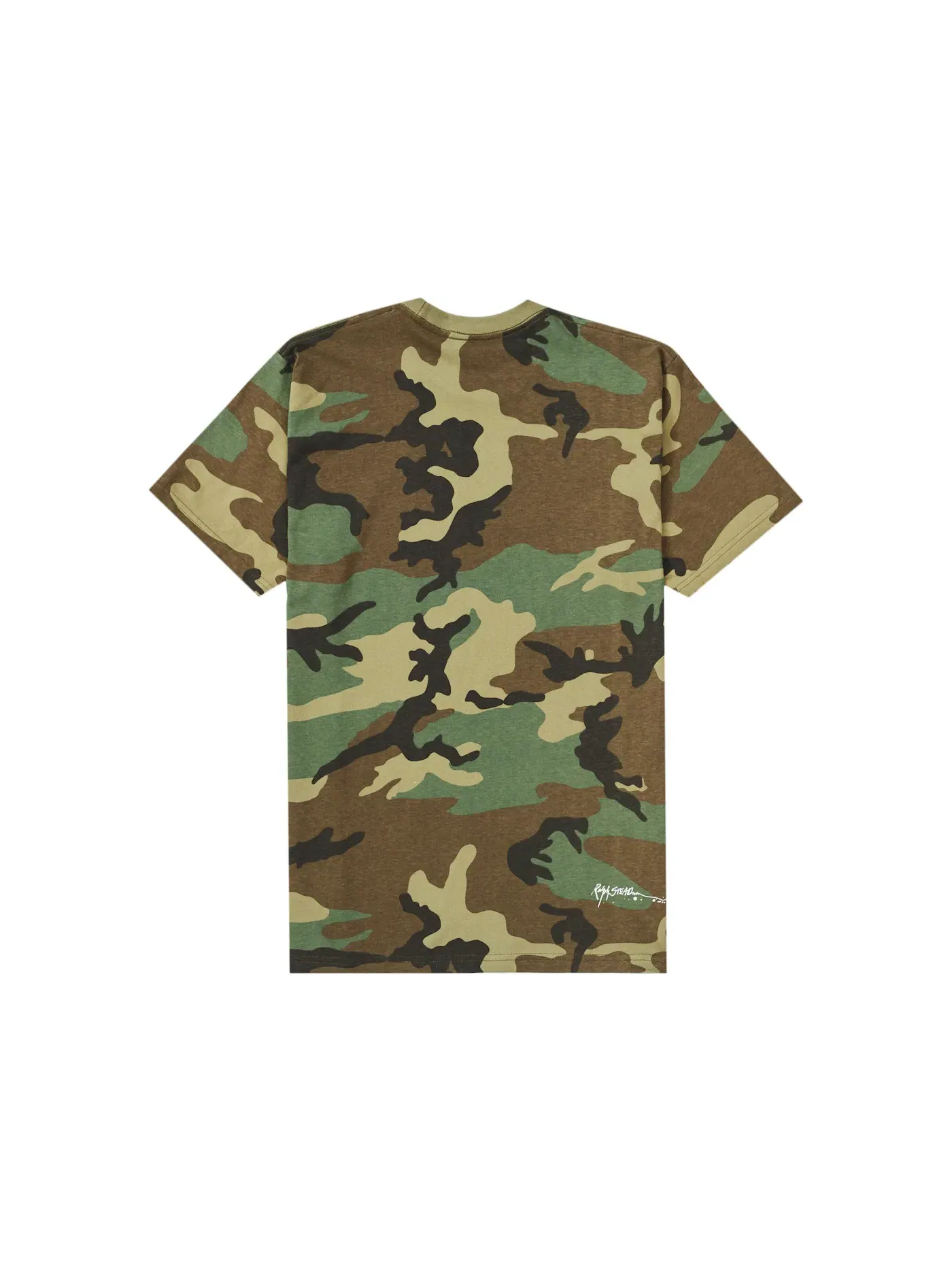 Мужская футболка с принтом Supreme Ralph Steadman Skull Tee, Woodland Camo — изображение 2 из 2