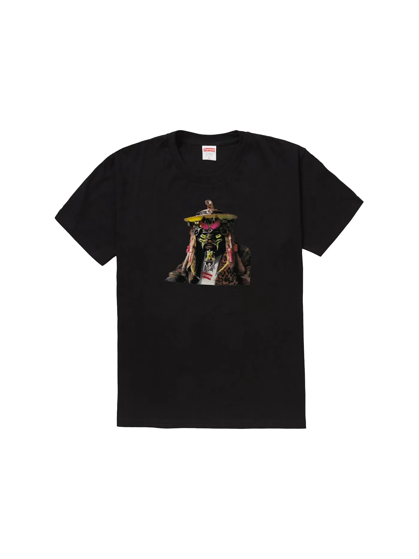 Мужская футболка с принтом Rammellzee Tee Supreme — изображение 1 из 1, черный