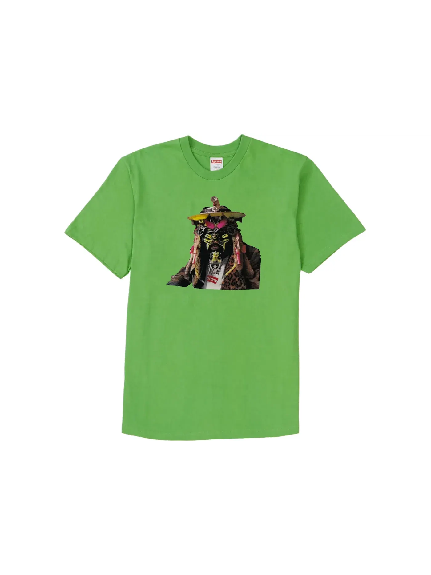 Мужская футболка с принтом Supreme Rammellzee Tee — изображение 1 из 1, зеленый