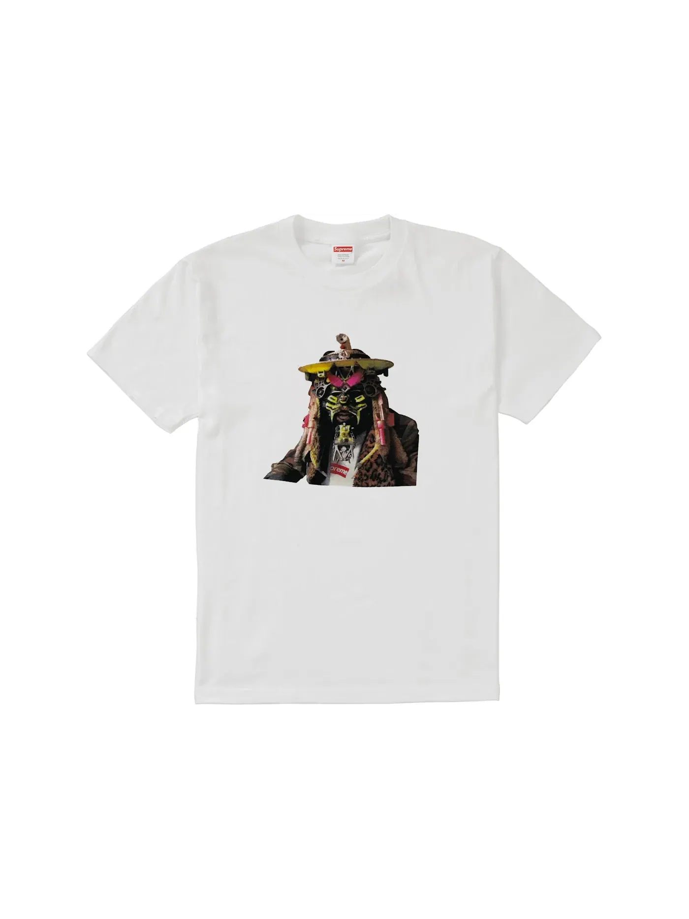 Мужская футболка с принтом Rammellzee Supreme — изображение 1 из 1, белый