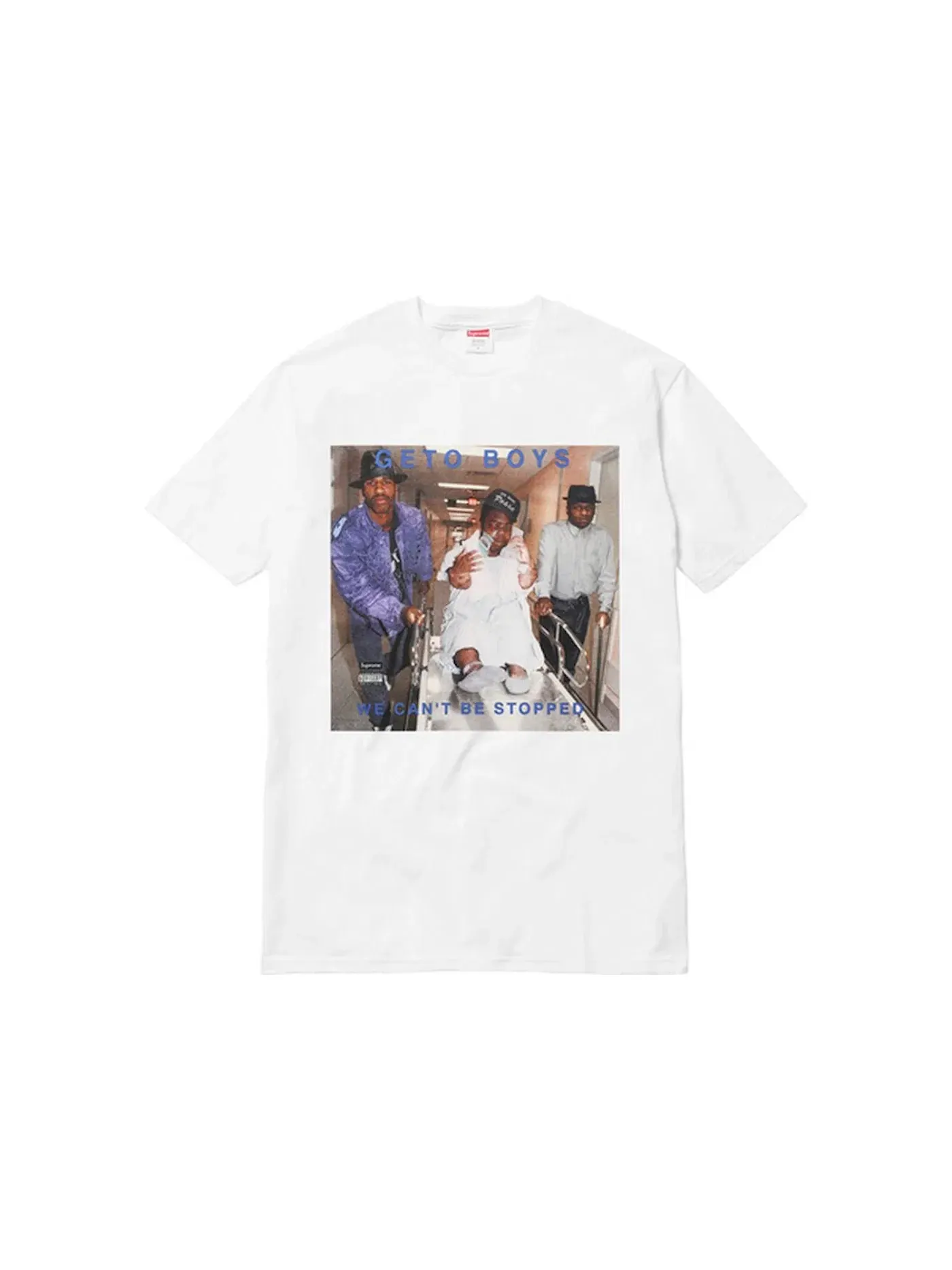 Мужская футболка с принтом Supreme Rap A Lot Records Geto Boys White — изображение 1 из 1