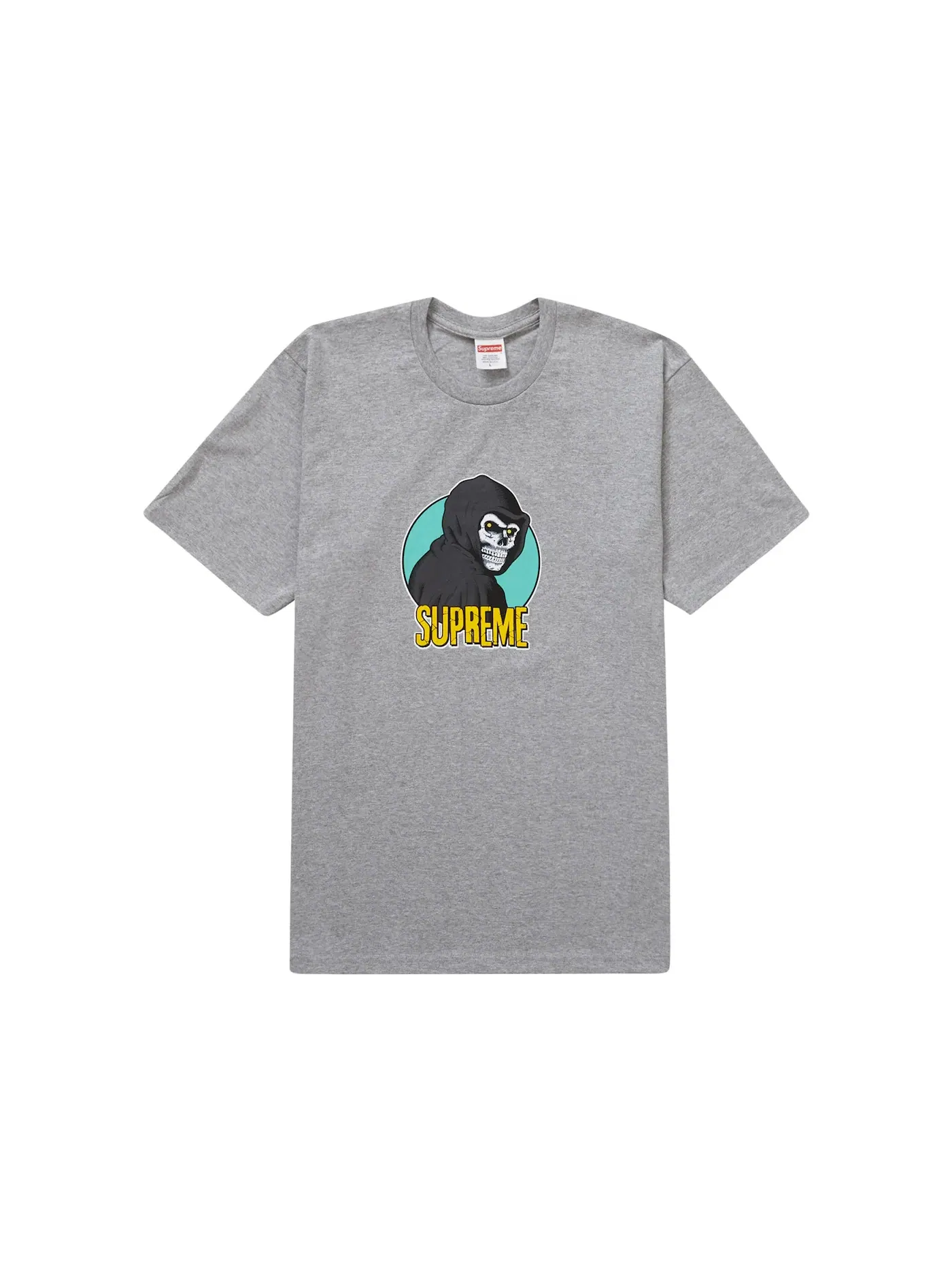 Мужская футболка с принтом Supreme Tee (SS23) — изображение 1 из 1, серый