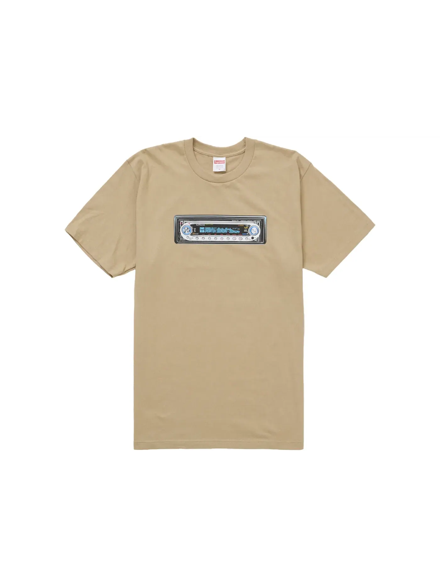 Мужская футболка с принтом Supreme Tee — изображение 1 из 1, хаки
