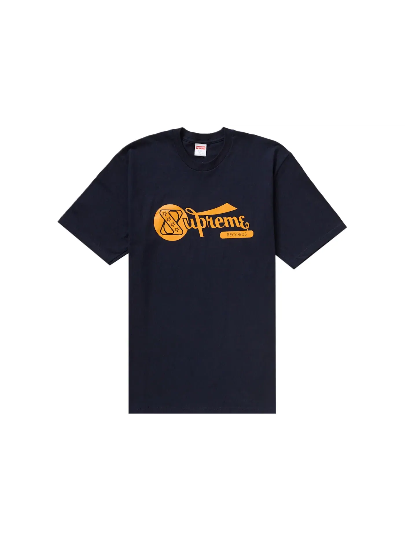 Мужская футболка с принтом Supreme Tee — изображение 1 из 1, темно-синий