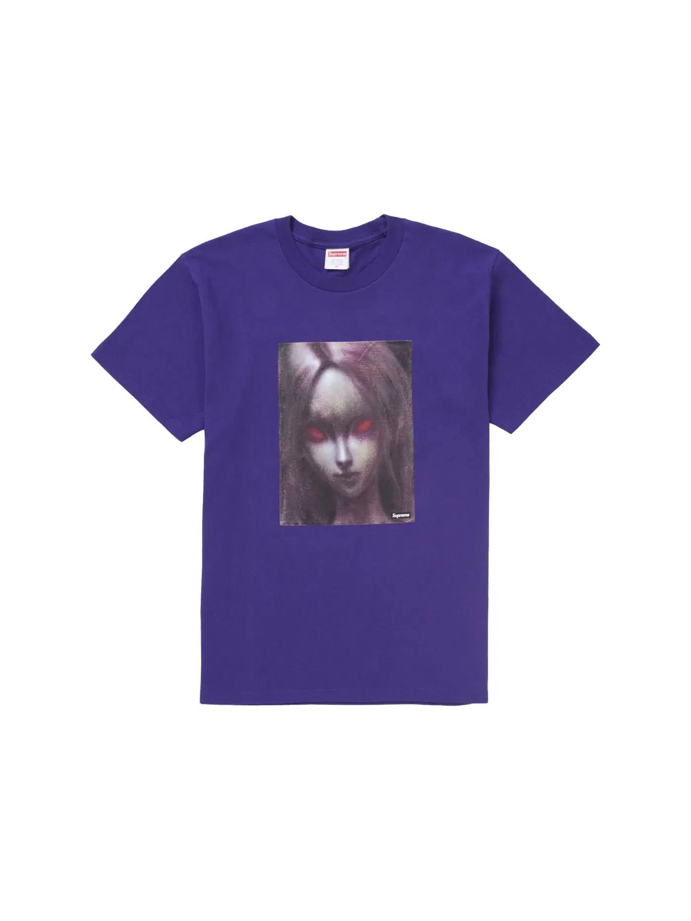 Мужская футболка с принтом Supreme Tee — изображение 1 из 1, фиолетовый