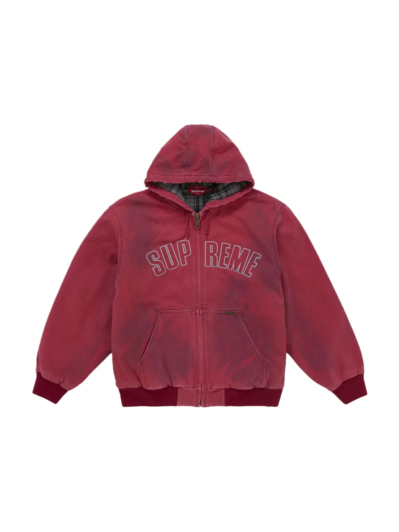 Мужская куртка с капюшоном и светоотражающими элементами Reflective Arc Hooded Work Jacket Supreme — изображение 1 из 4