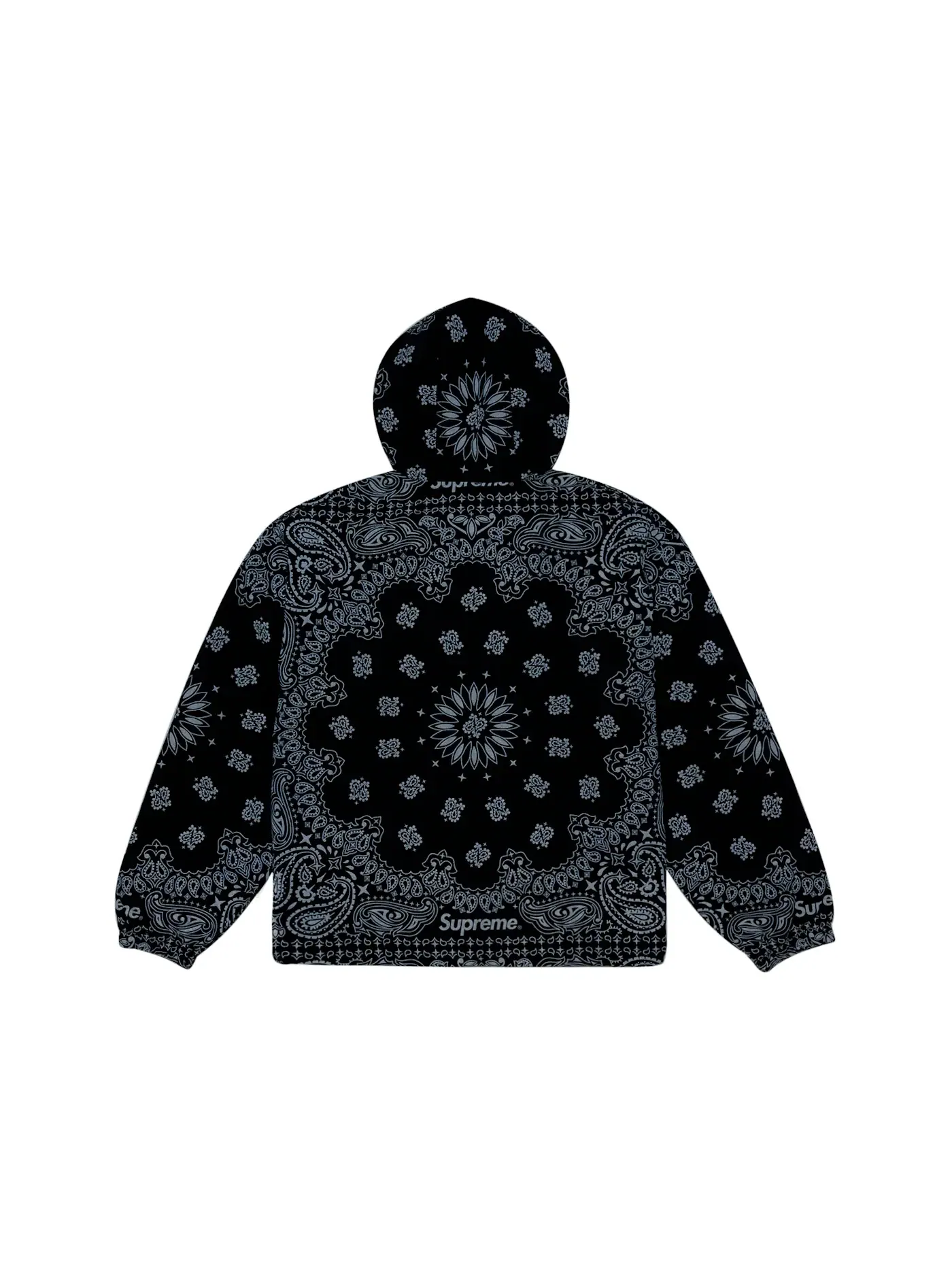 Мужская анорак из отражающей банданы Supreme Anorak — изображение 4 из 4, черный