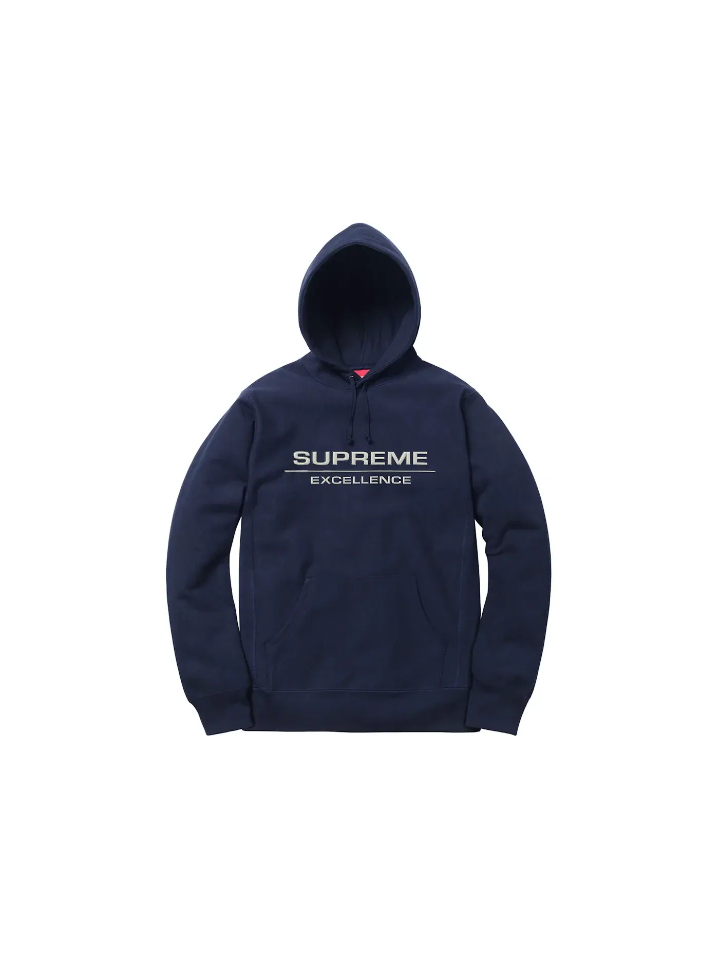 Мужская худи с принтом Supreme Reflective Excellence Supreme — изображение 1 из 1, темно-синий