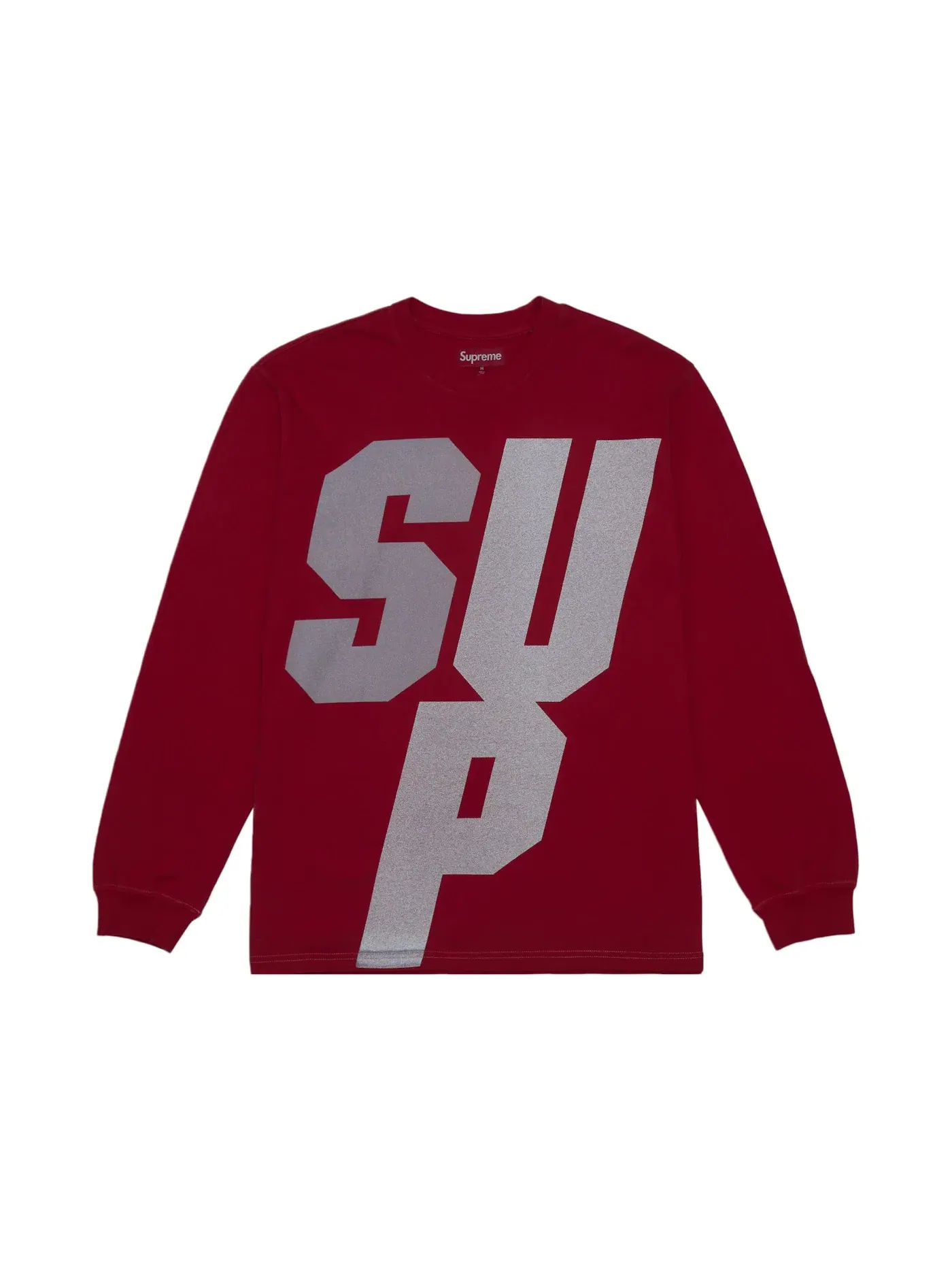Мужская футболка с длинным рукавом Supreme — изображение 1 из 4, красный