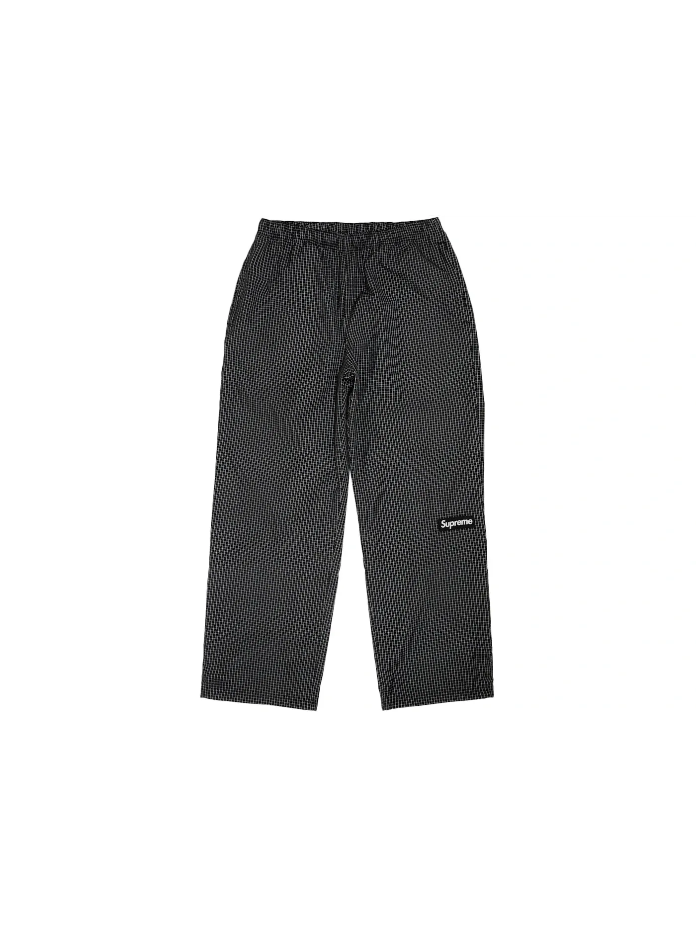 Мужские брюки с принтом Reflective Ripstop Track Pant Supreme — изображение 1 из 2, черный