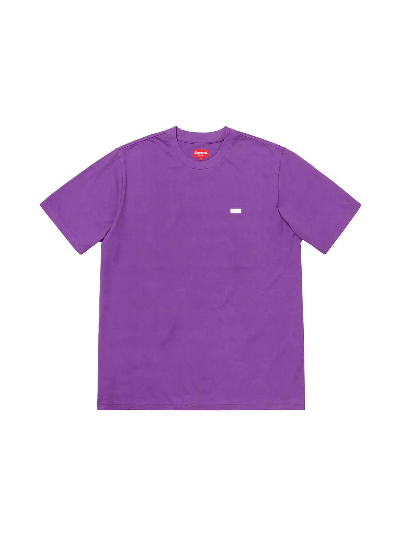 Мужская футболка Supreme Reflective Small Box Tee — изображение 2 из 2, фиолетовый