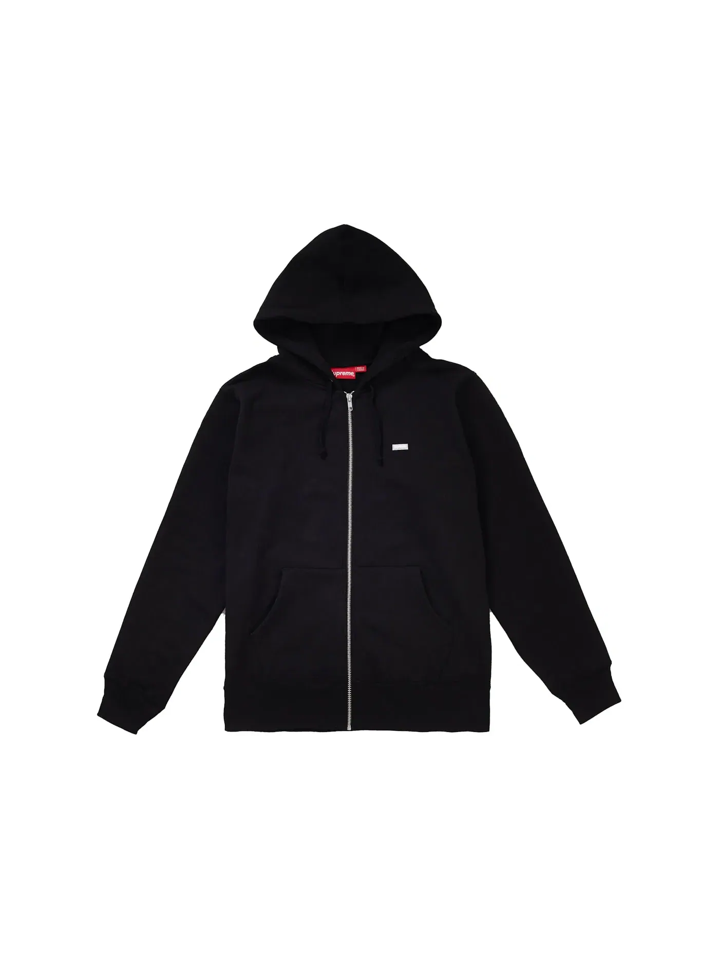 Мужской свитшот с молнией и принтом Supreme FW18 — изображение 1 из 1, черный