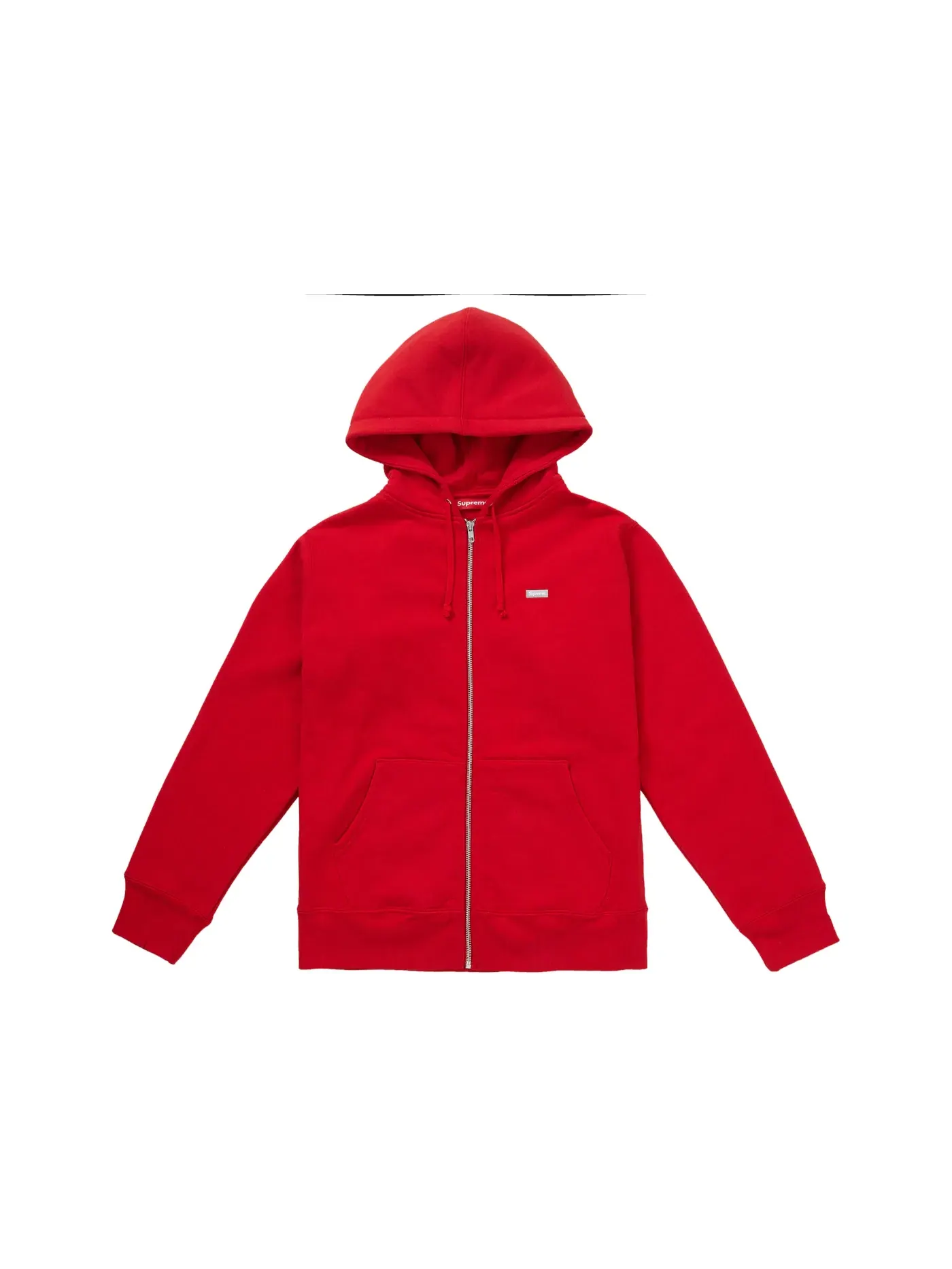 Мужской свитшот на молнии Supreme Red — изображение 1 из 1