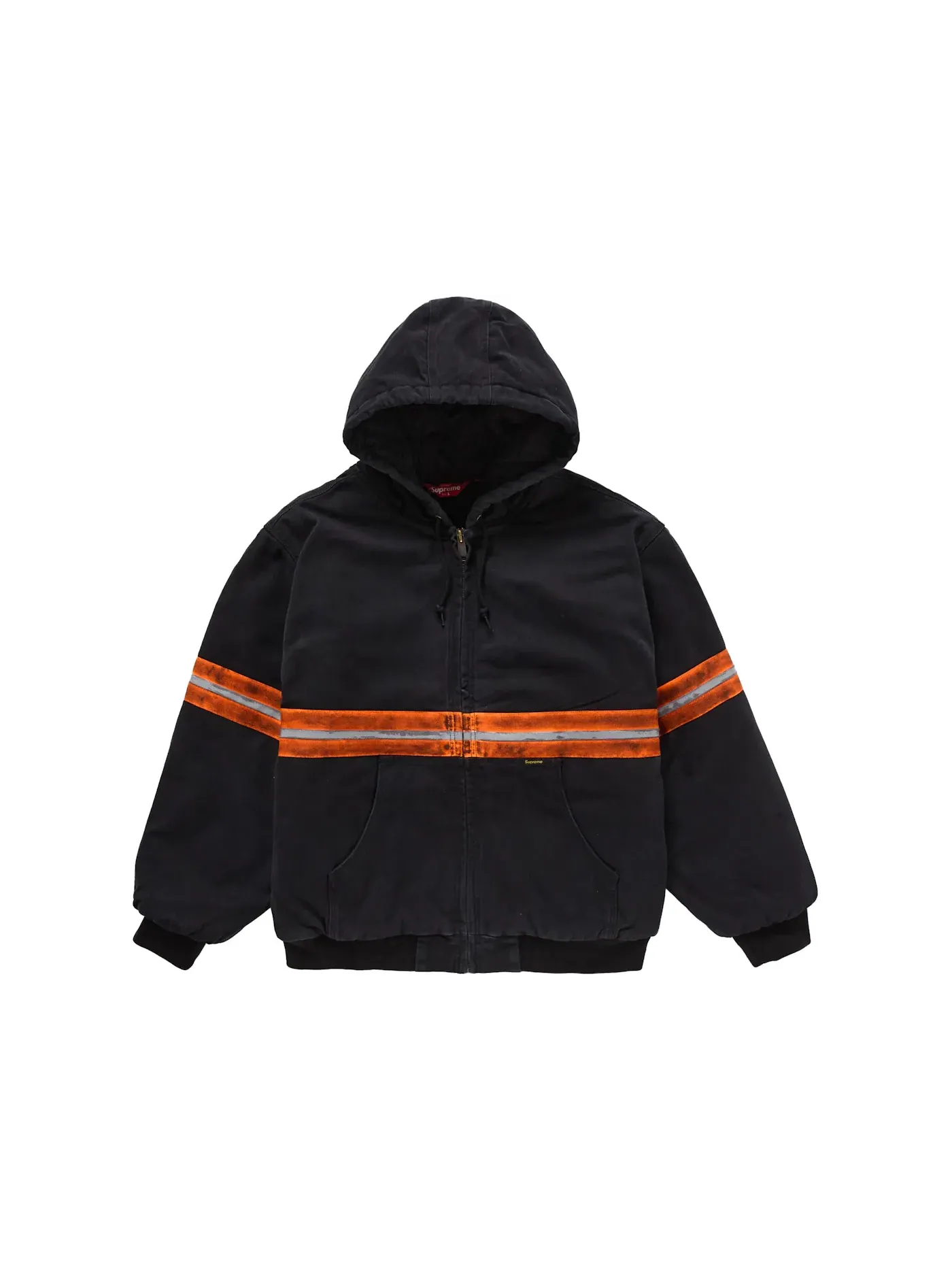 Мужская куртка с капюшоном и светоотражающей полосой Supreme Reflective Stripe Hooded Work Jacket — изображение 1 из 3