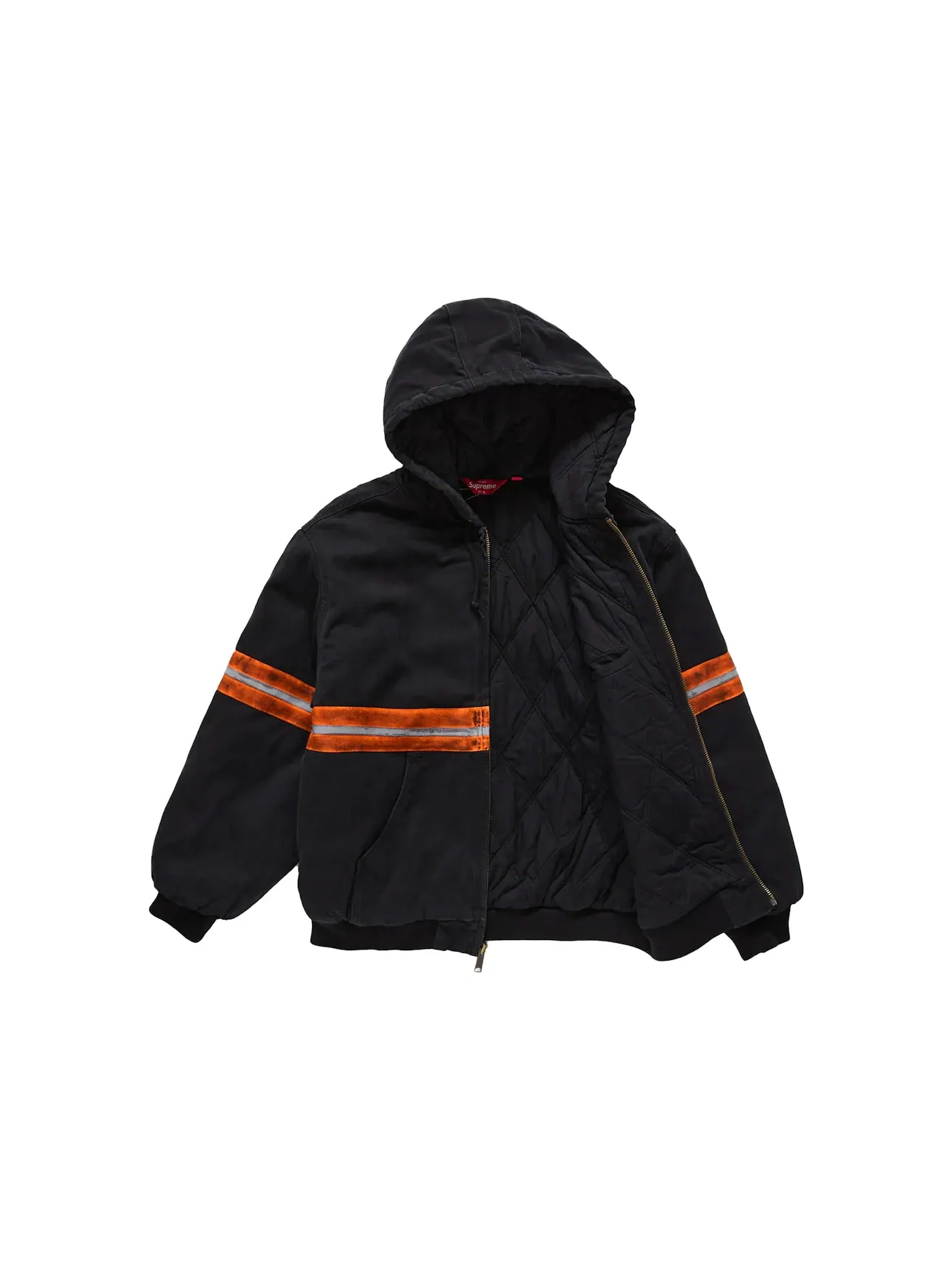 Мужская куртка с капюшоном и светоотражающей полосой Supreme Reflective Stripe Hooded Work Jacket — изображение 2 из 3