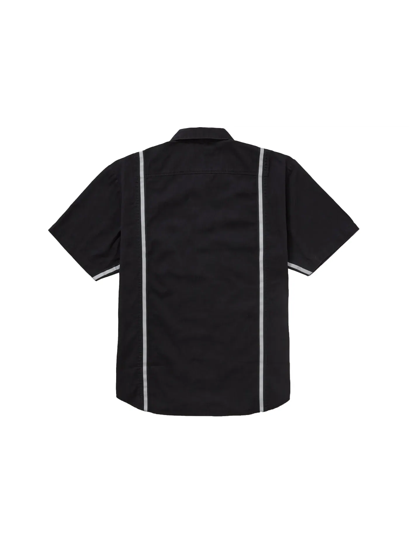 Мужская рубашка с длинным рукавом Supreme Reflective Stripe S/S Work Shirt — изображение 2 из 2, черный