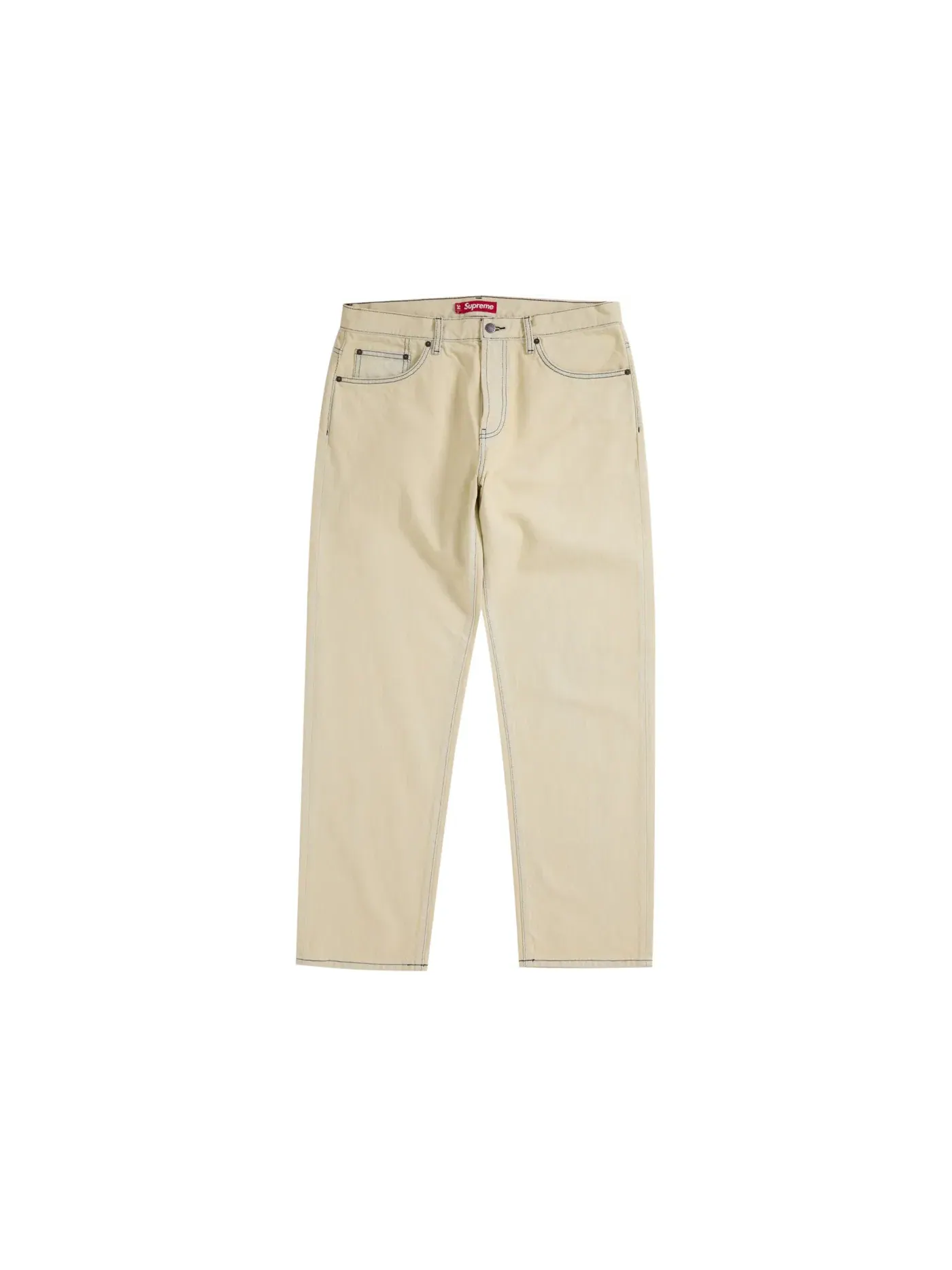 Мужские джинсы с потертостями Supreme Jean (SS25) — изображение 1 из 2, серый