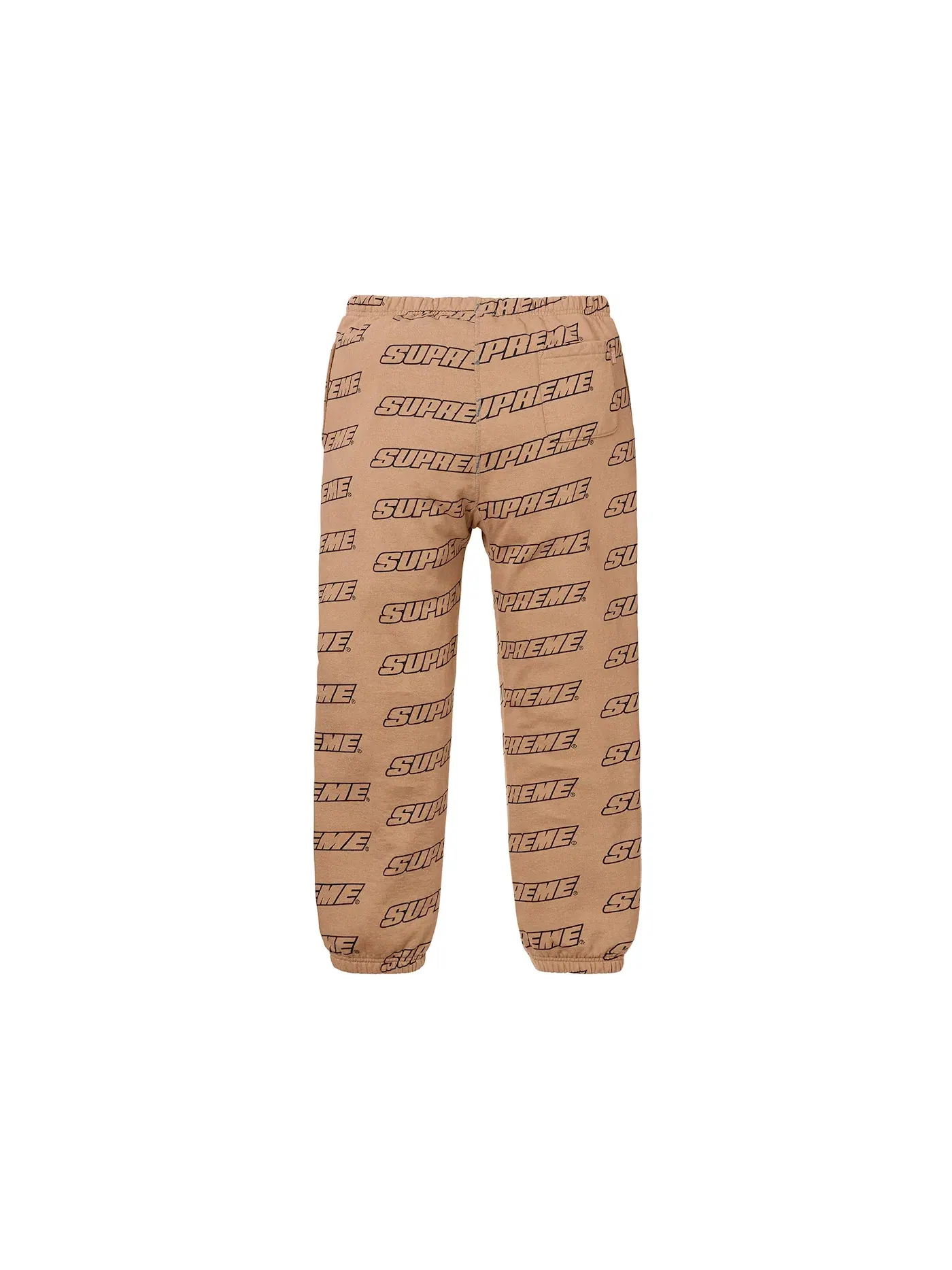 Мужские спортивные штаны с принтом Supreme Sweatpant — изображение 2 из 2, коричневый