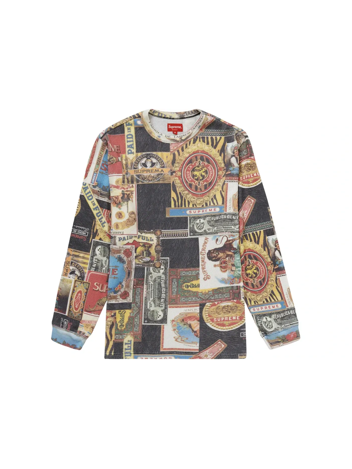 Мужская футболка с длинным рукавом Supreme Thermal — изображение 1 из 2, черный