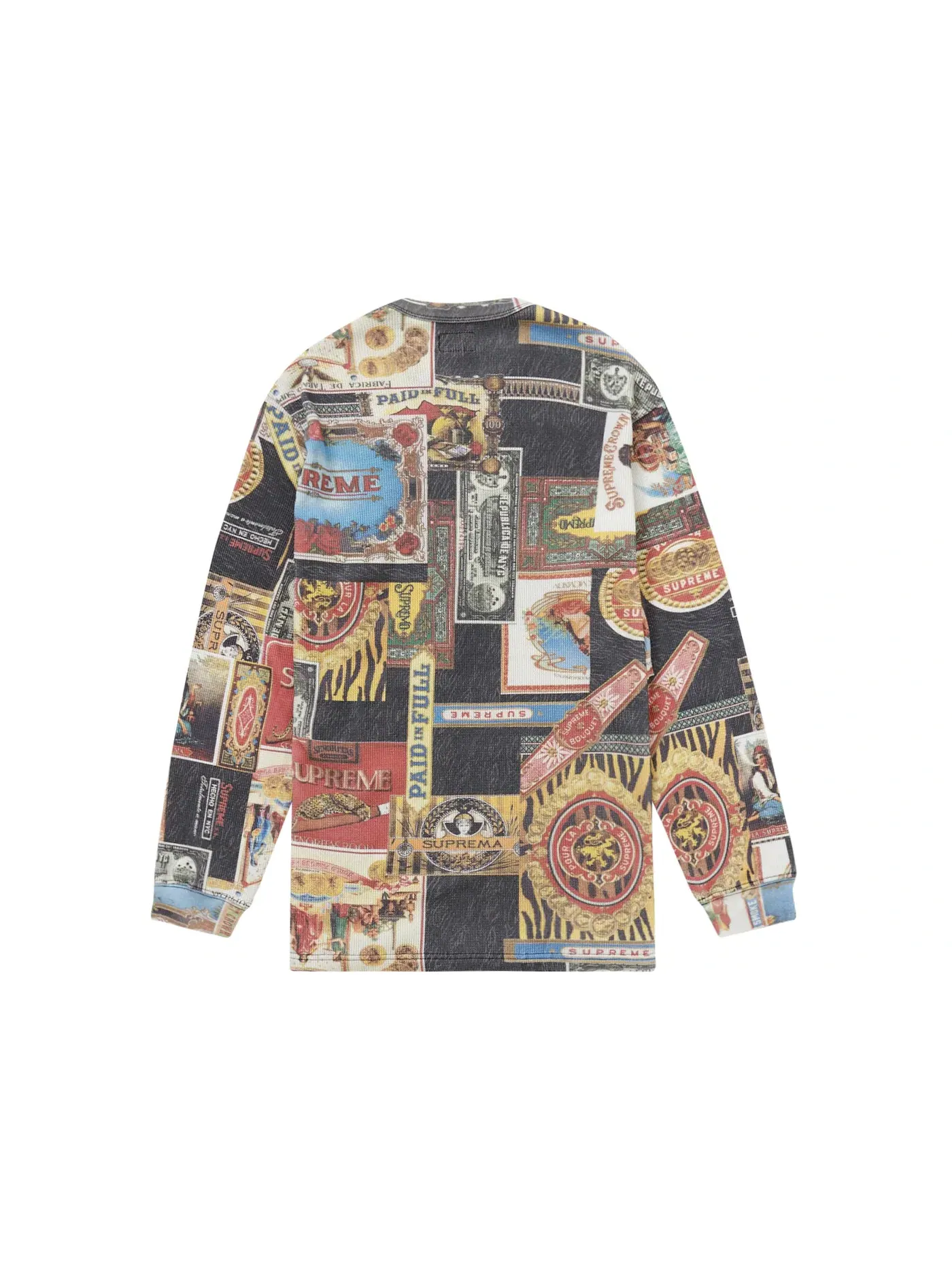 Мужская футболка с длинным рукавом Supreme Thermal — изображение 2 из 2, черный
