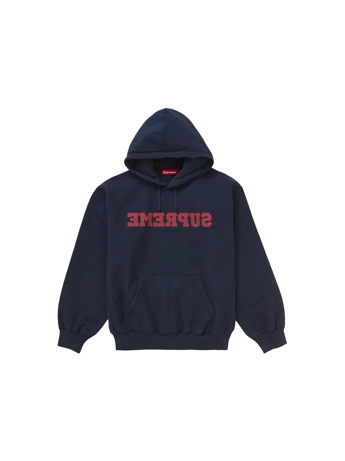 Мужской худи с принтом Supreme Sweatshirt (SS25) — изображение 1 из 1, темно-синий