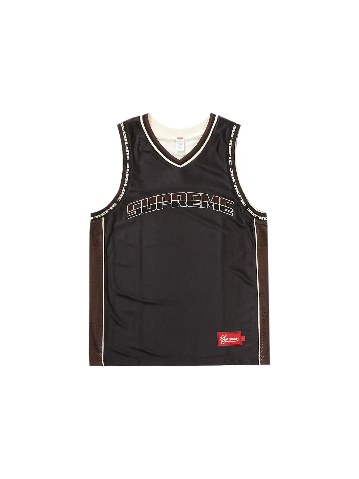 Мужская джерси с принтом Reversible Basketball Jersey Supreme — изображение 1 из 3, черный