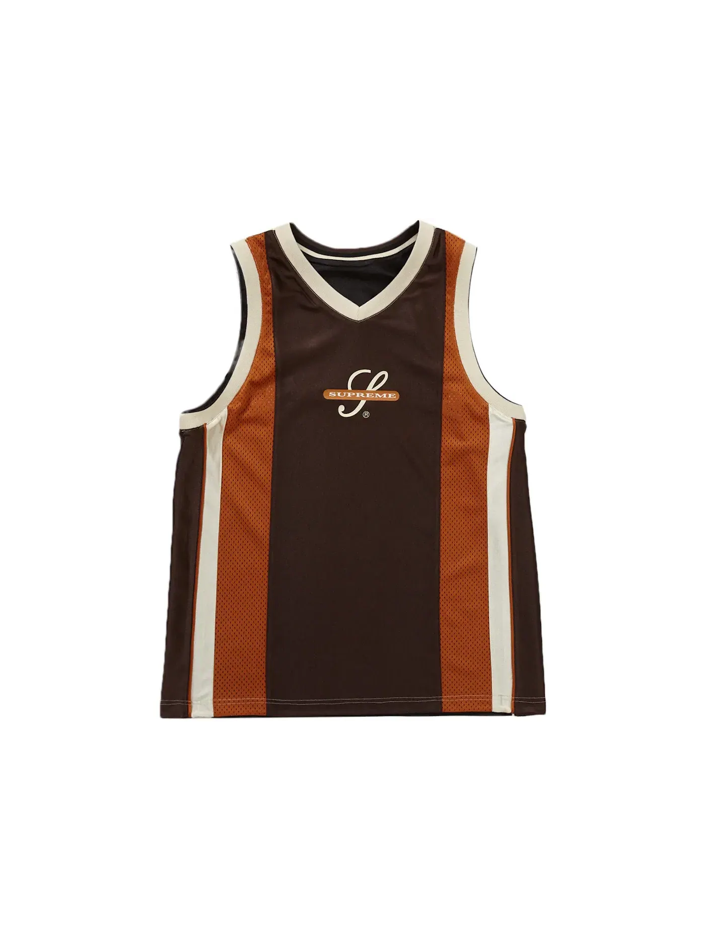Мужская джерси с принтом Reversible Basketball Jersey Supreme — изображение 3 из 3, черный