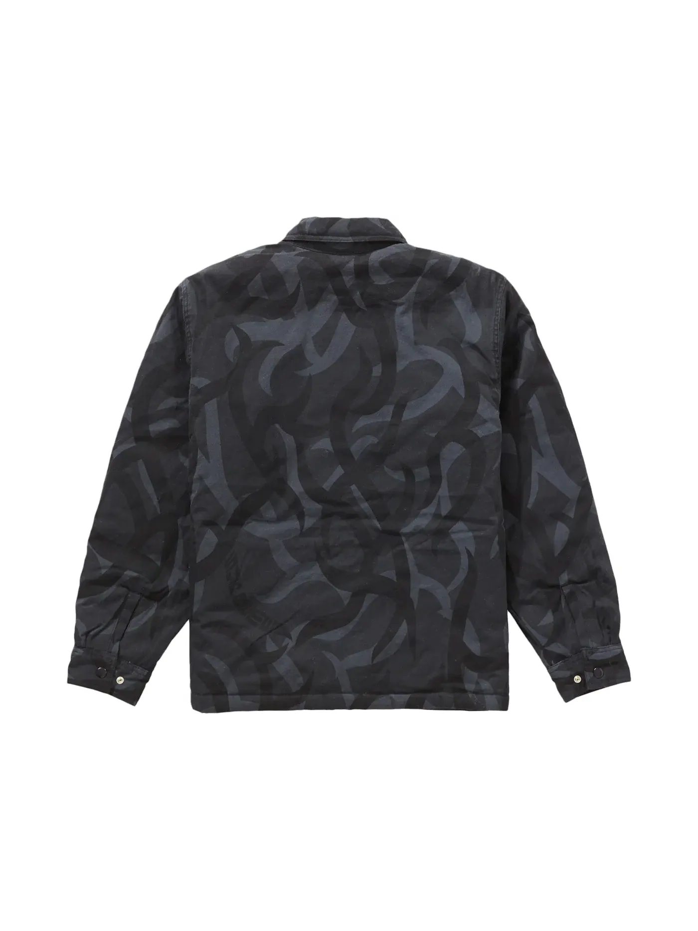 Мужская куртка утепленная с принтом Puffy Work Jacket Supreme — изображение 2 из 4, черный