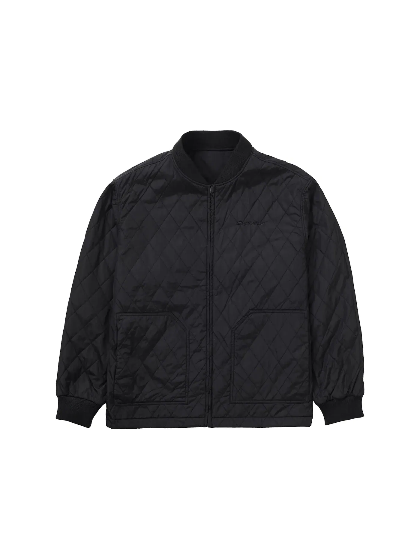 Мужская куртка с технологичной тканью Supreme Reversible Tech Work Jacket — изображение 3 из 4, черный