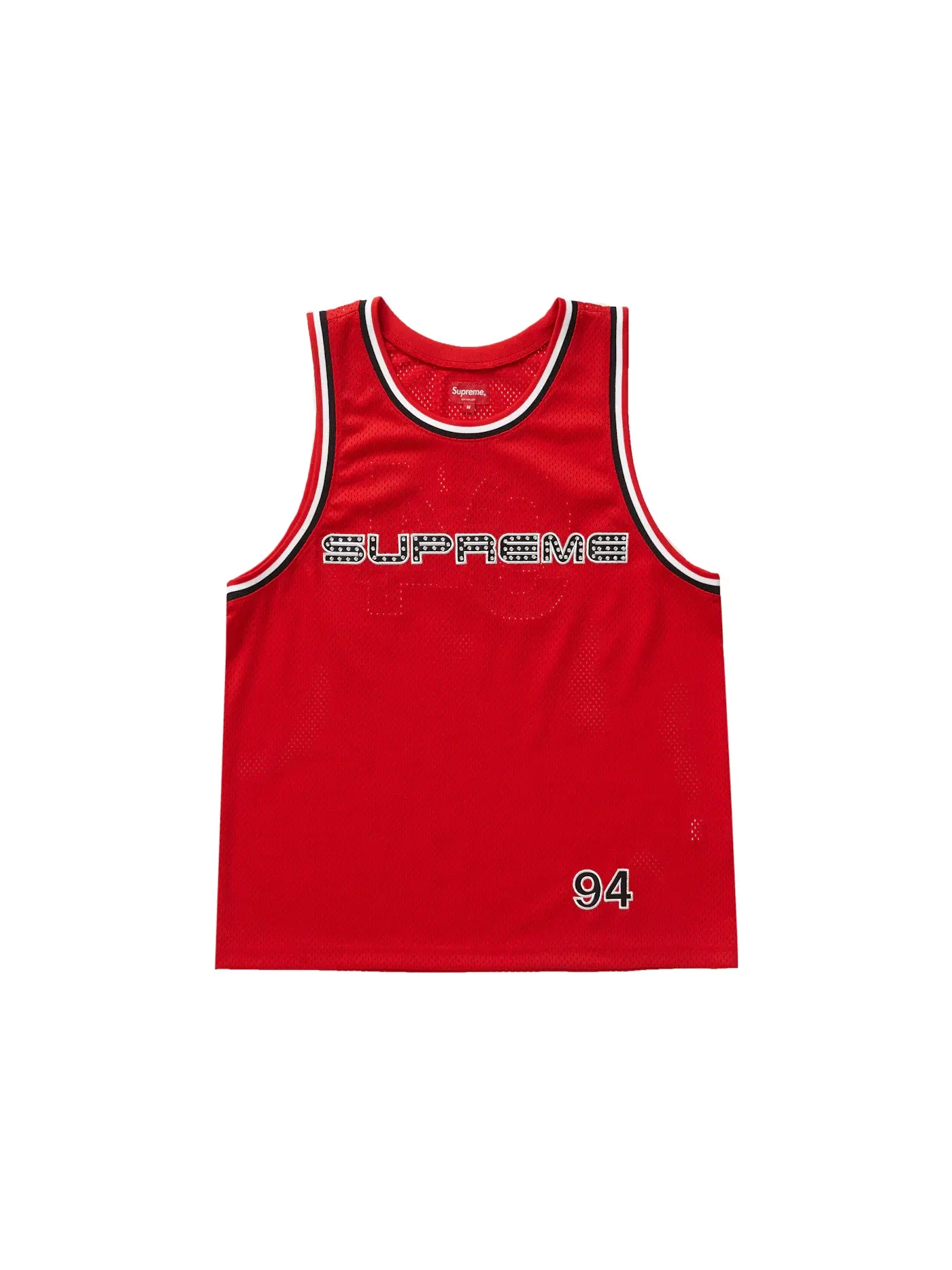 Мужская баскетбольная джерси с принтом Supreme Jersey — изображение 1 из 2, красный